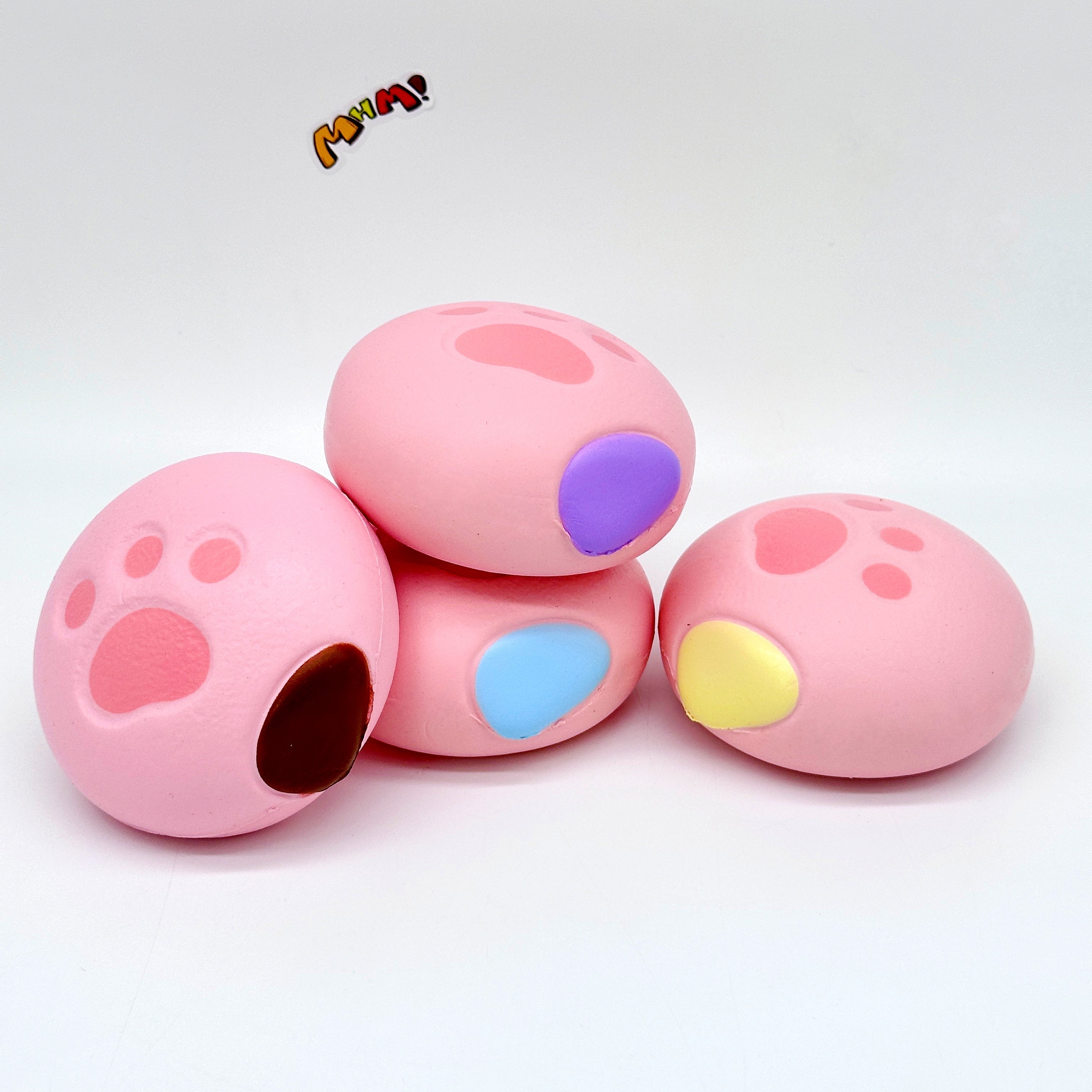 Slow Rise Cat Paw Lava Bun Squishy – Squeeze Away Stress! 🐱✨