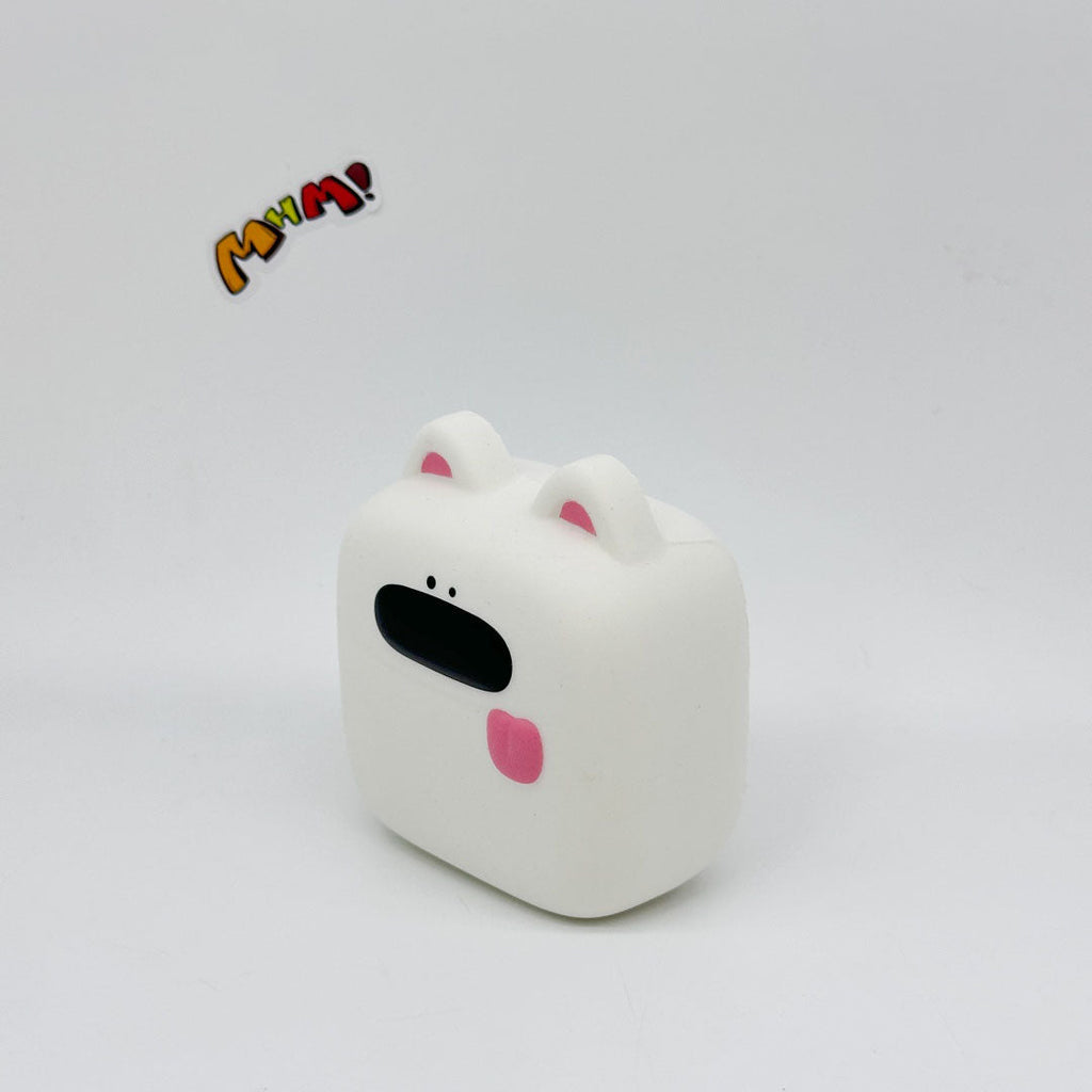 Kawaii Dog Squishy: Tofu Dog -- Controller -- Headphone Case! 🐶