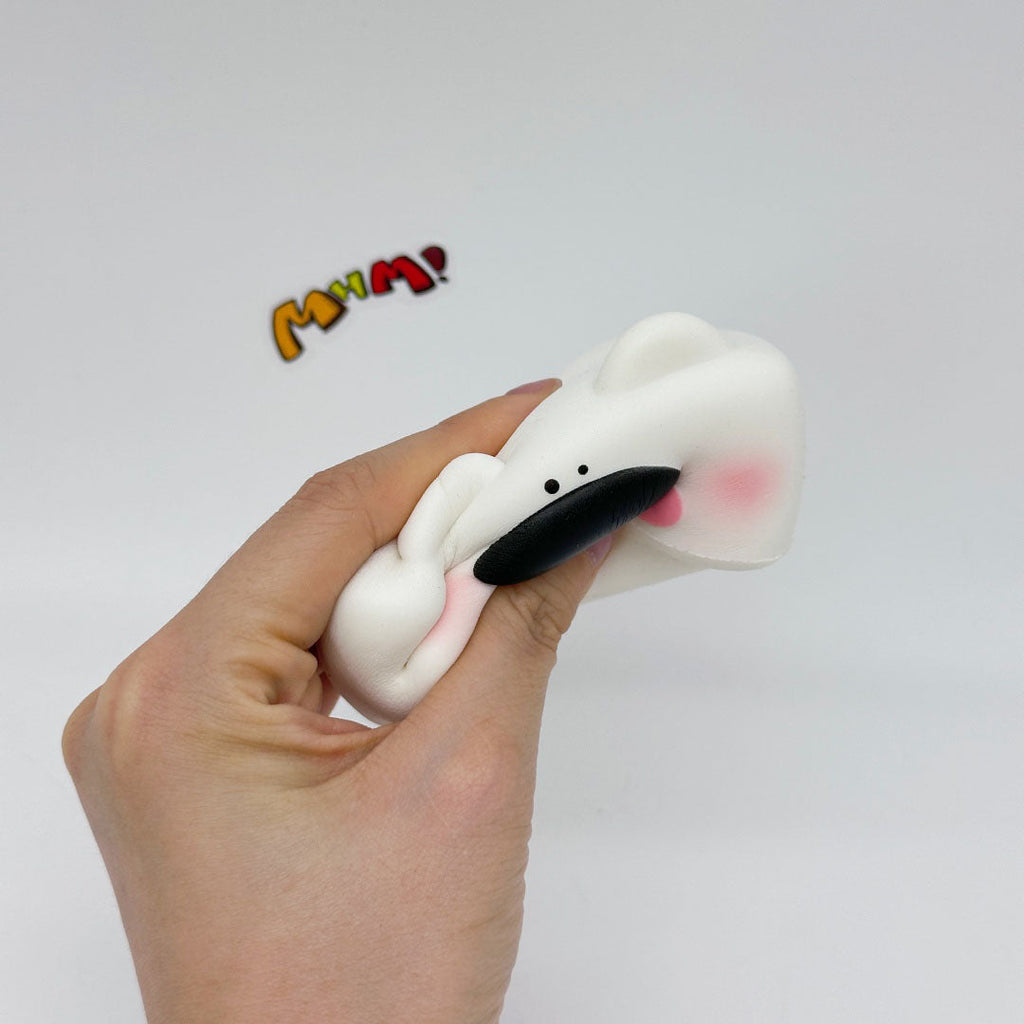 Kawaii Dog Squishy: Tofu Dog -- Controller -- Headphone Case! 🐶
