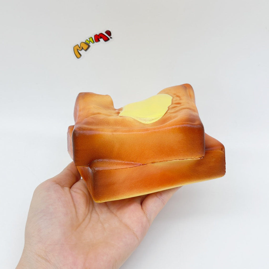 Cute Condensed Milk Bao Toast Stress Relief Squishy