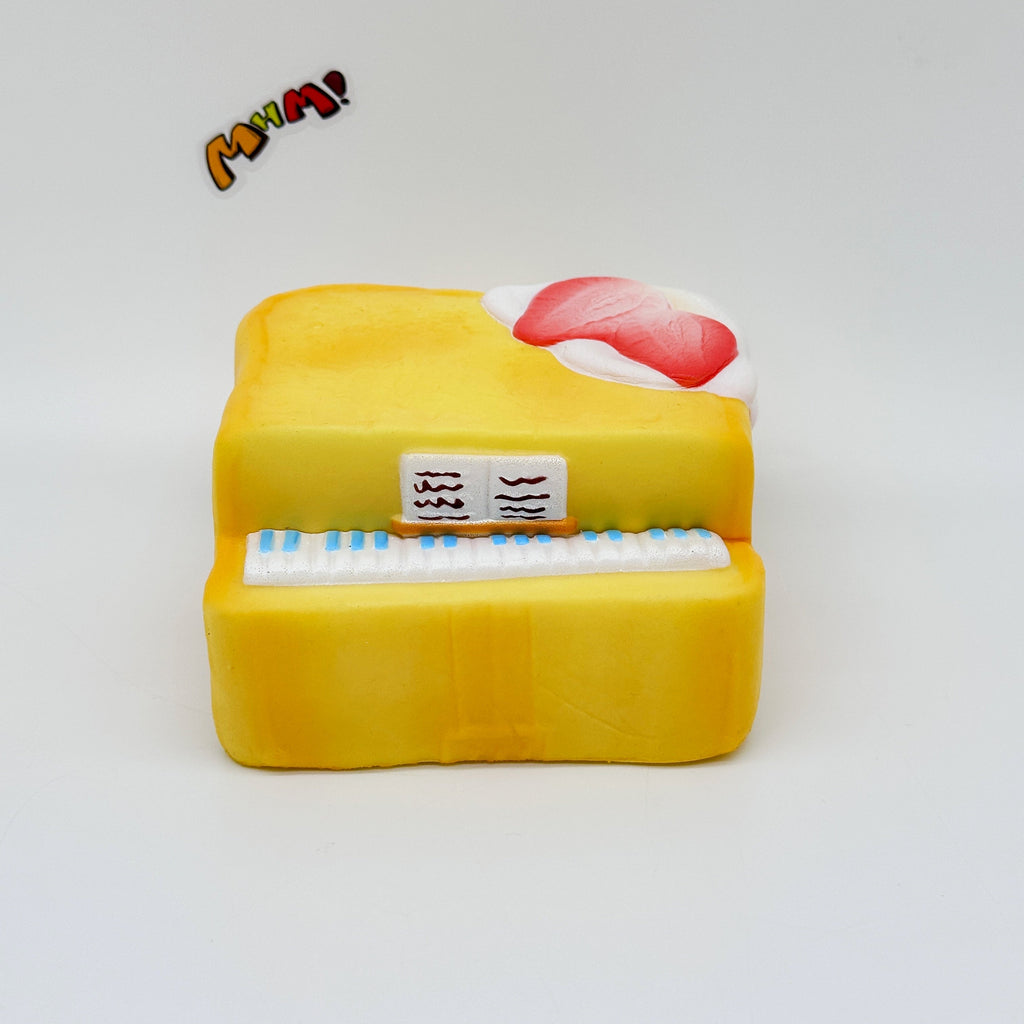 Cute Piano Bread Stress Relief Squishy