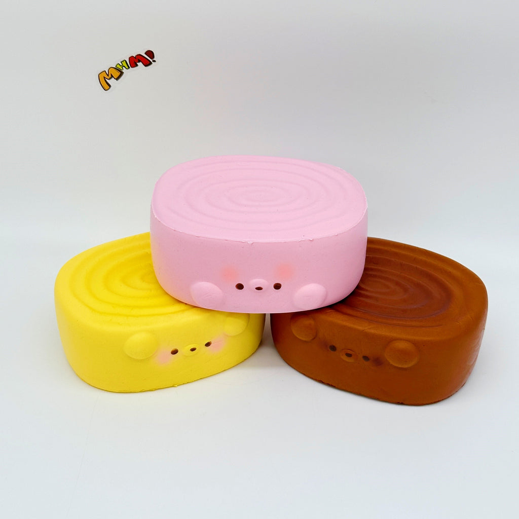 Cute Rolled Egg Stress Relief Squishy