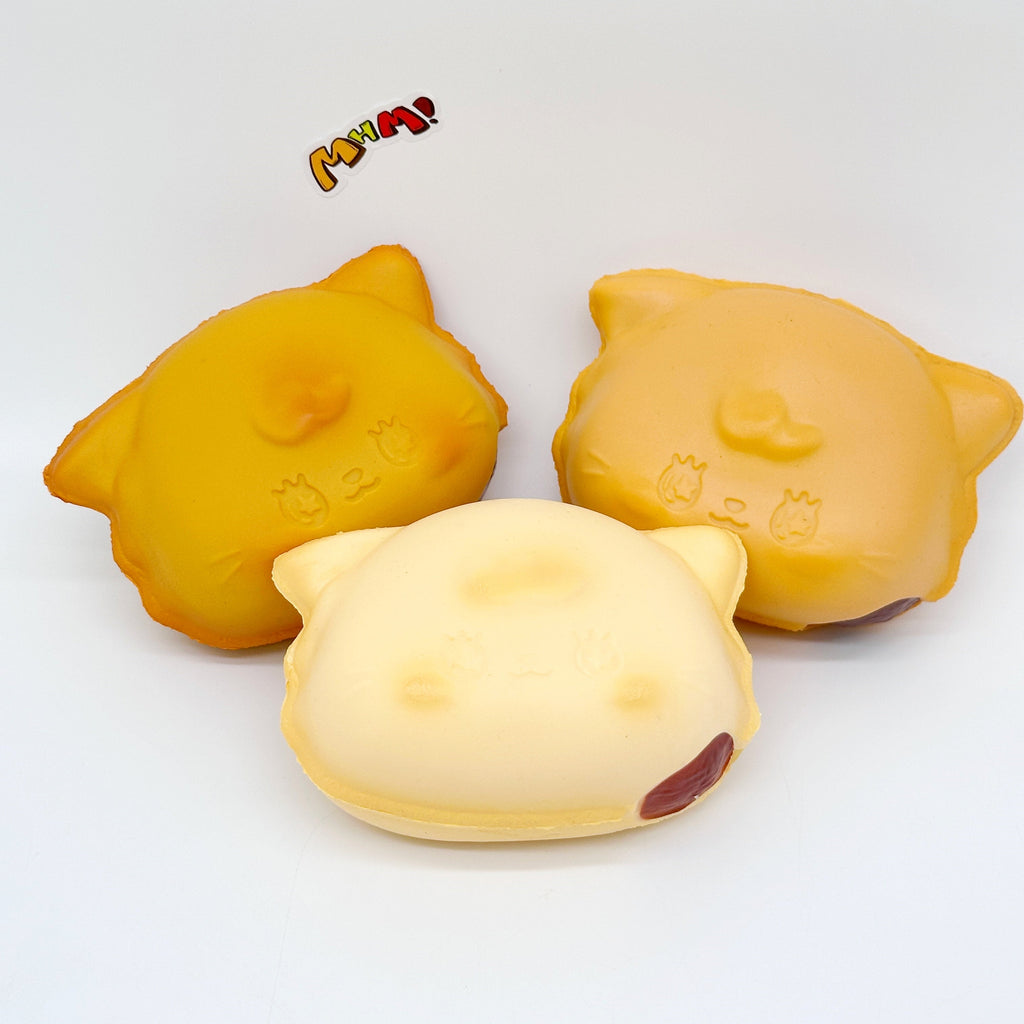 Cat Egg Waffle Slow Rise Squishy Toy