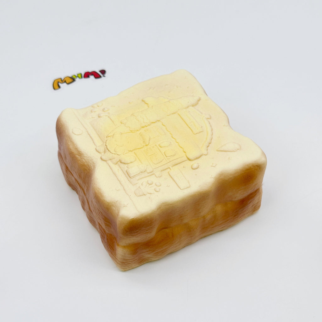 Slow Rise Cute Embossed Toast Squishy – Squeeze Away Stress