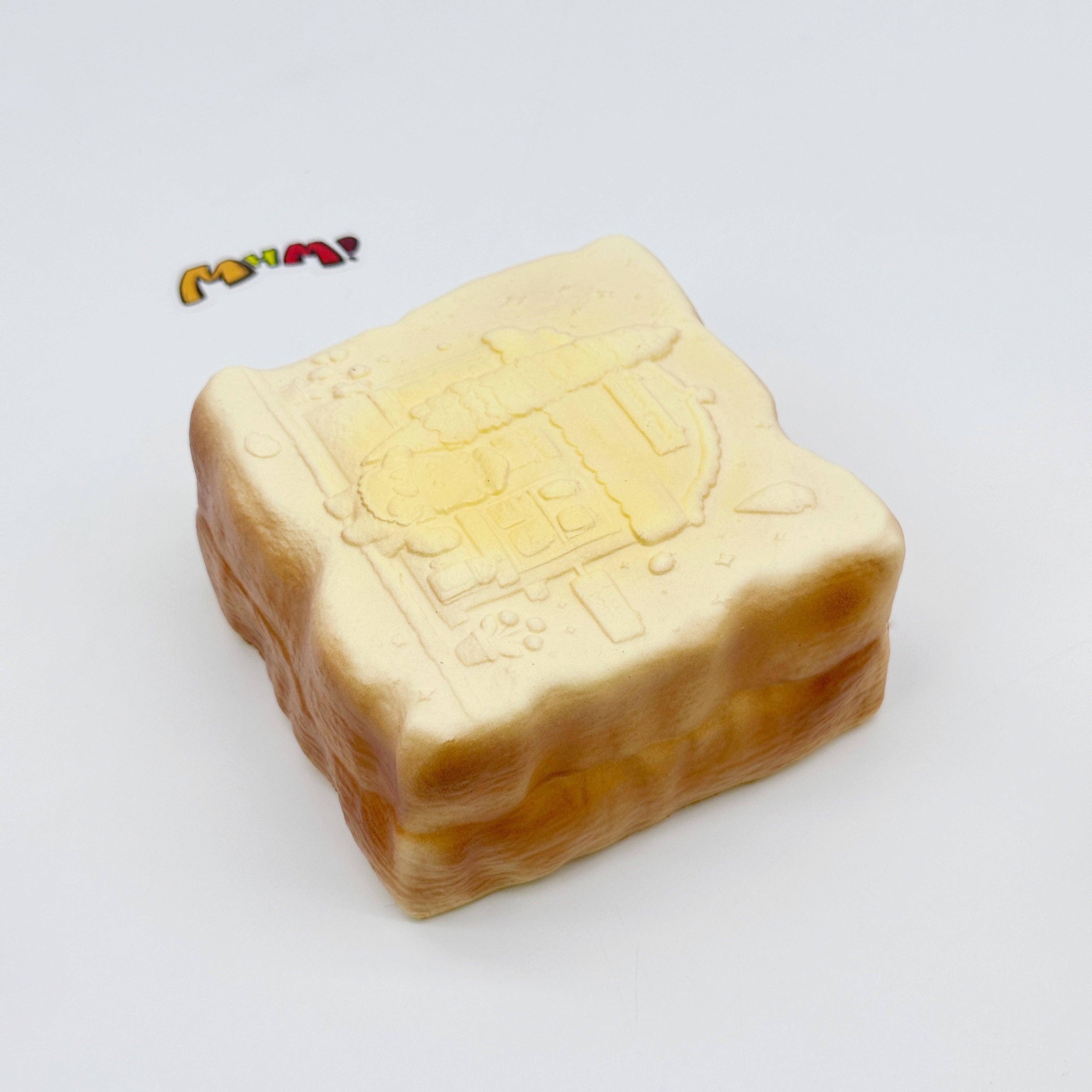 Slow Rise Cute Embossed Toast Squishy – Squeeze Away Stress