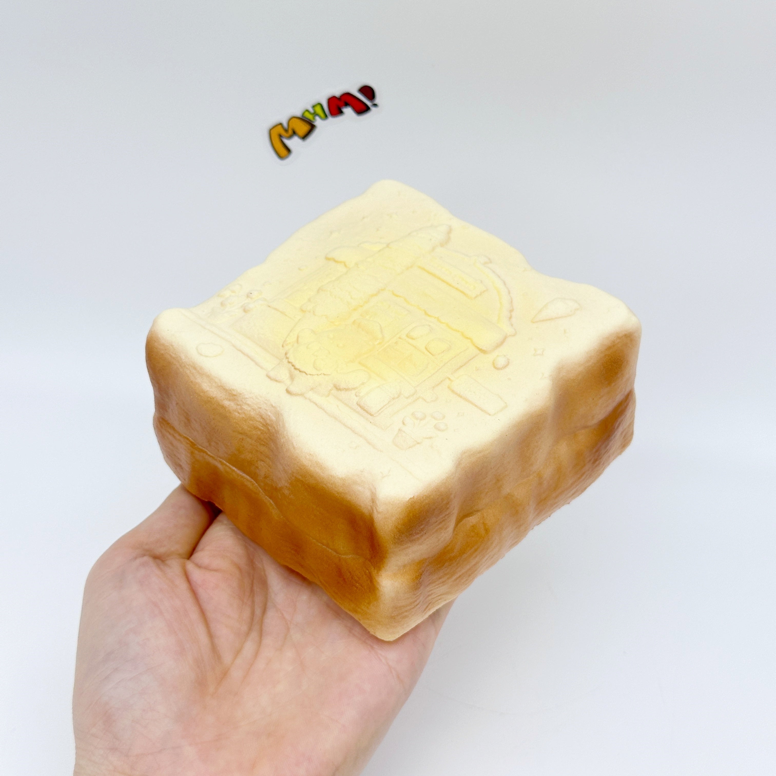 Slow Rise Cute Embossed Toast Squishy – Squeeze Away Stress