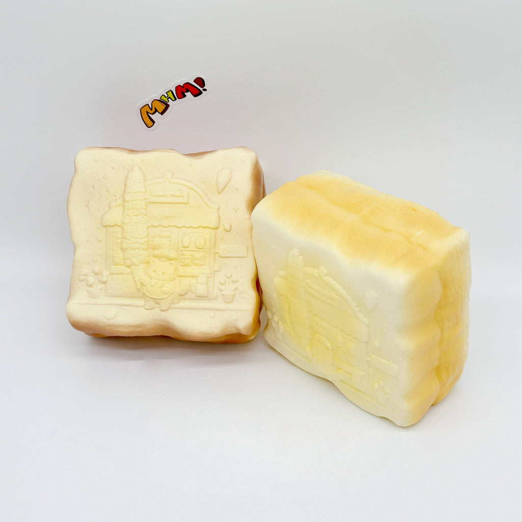 Slow Rise Cute Embossed Toast Squishy – Squeeze Away Stress