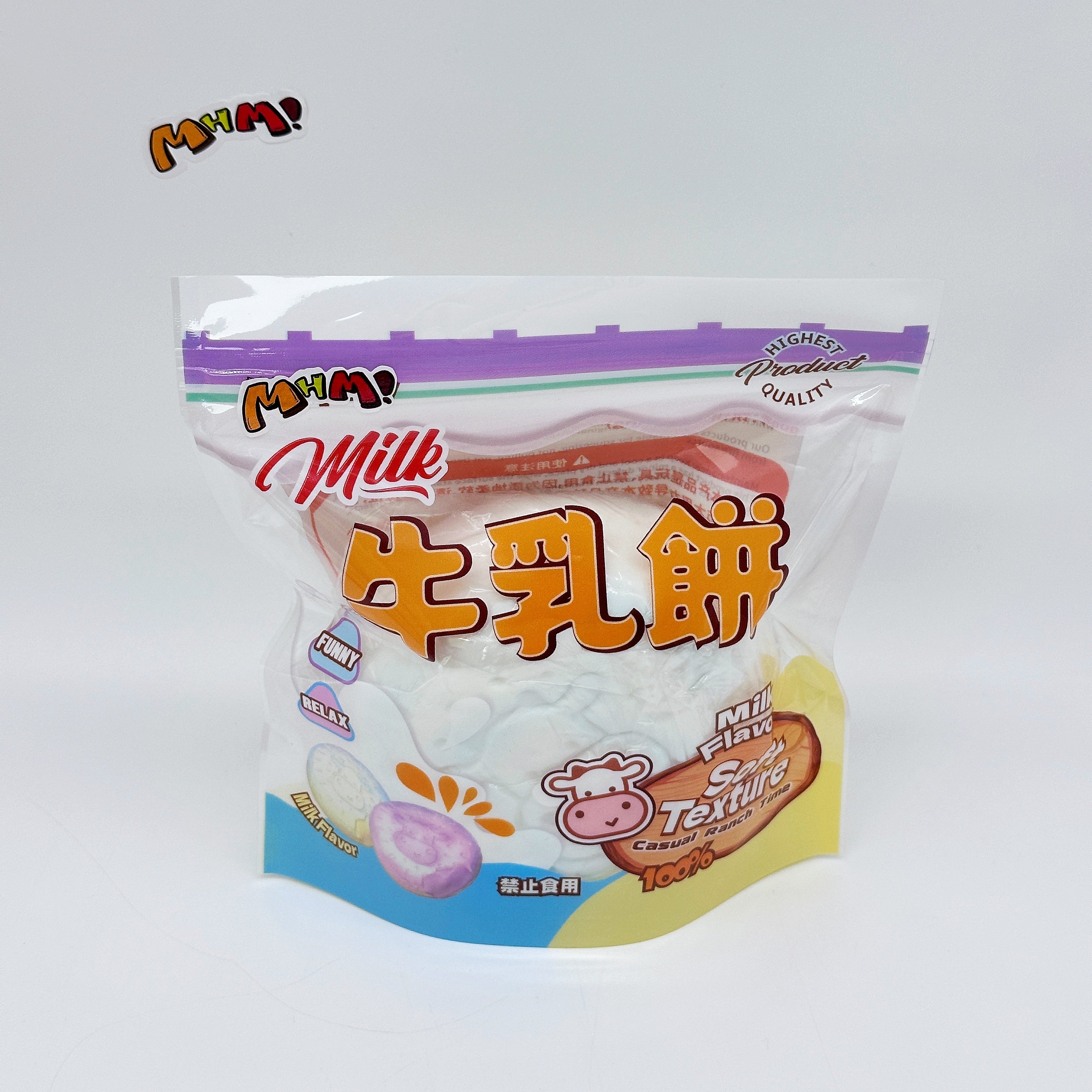 🐮 Milk Cookie Squishy | Cute Cow Print Milk Biscuit Slow Rising Stress Relief Toy 🧈