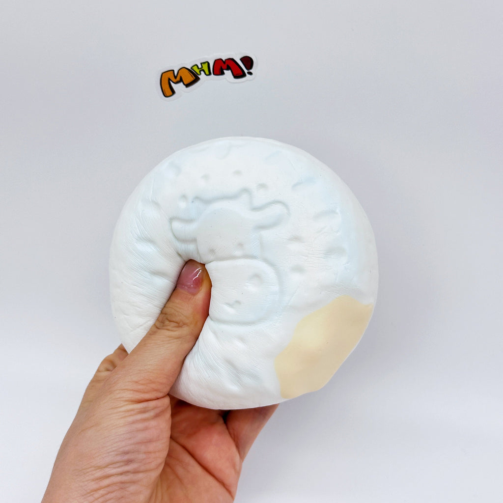 🐮 Milk Cookie Squishy | Cute Cow Print Milk Biscuit Slow Rising Stress Relief Toy 🧈