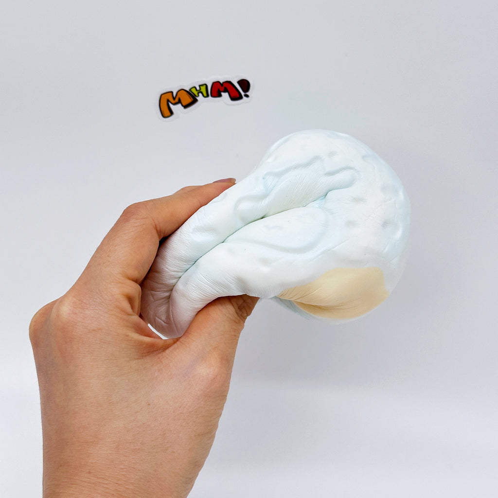 🐮 Milk Cookie Squishy | Cute Cow Print Milk Biscuit Slow Rising Stress Relief Toy 🧈