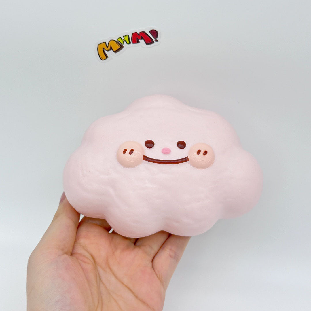 Slow Rise Cute Cloud Bread – Squeeze Away Stress with a Smile!