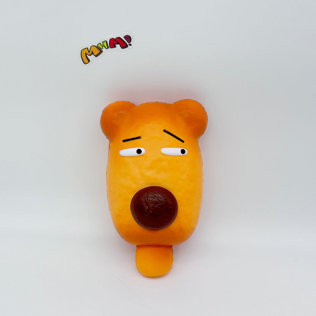 Slow Rise Cute Lazy Dog Hot Dog – Squeeze Away Stress