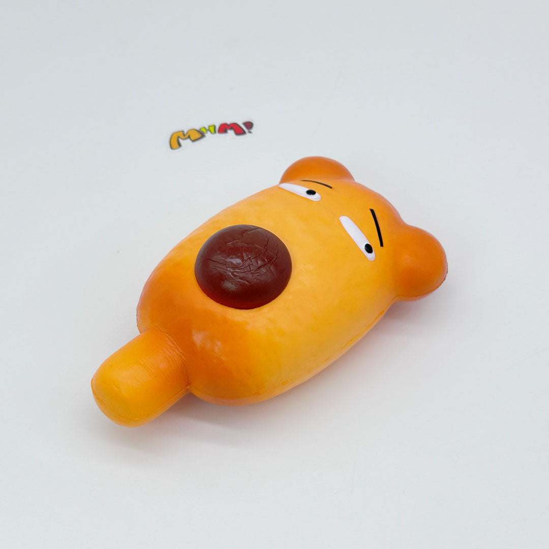 Slow Rise Cute Lazy Dog Hot Dog – Squeeze Away Stress