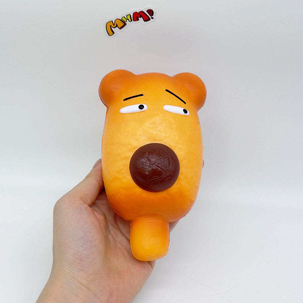 Slow Rise Cute Lazy Dog Hot Dog – Squeeze Away Stress