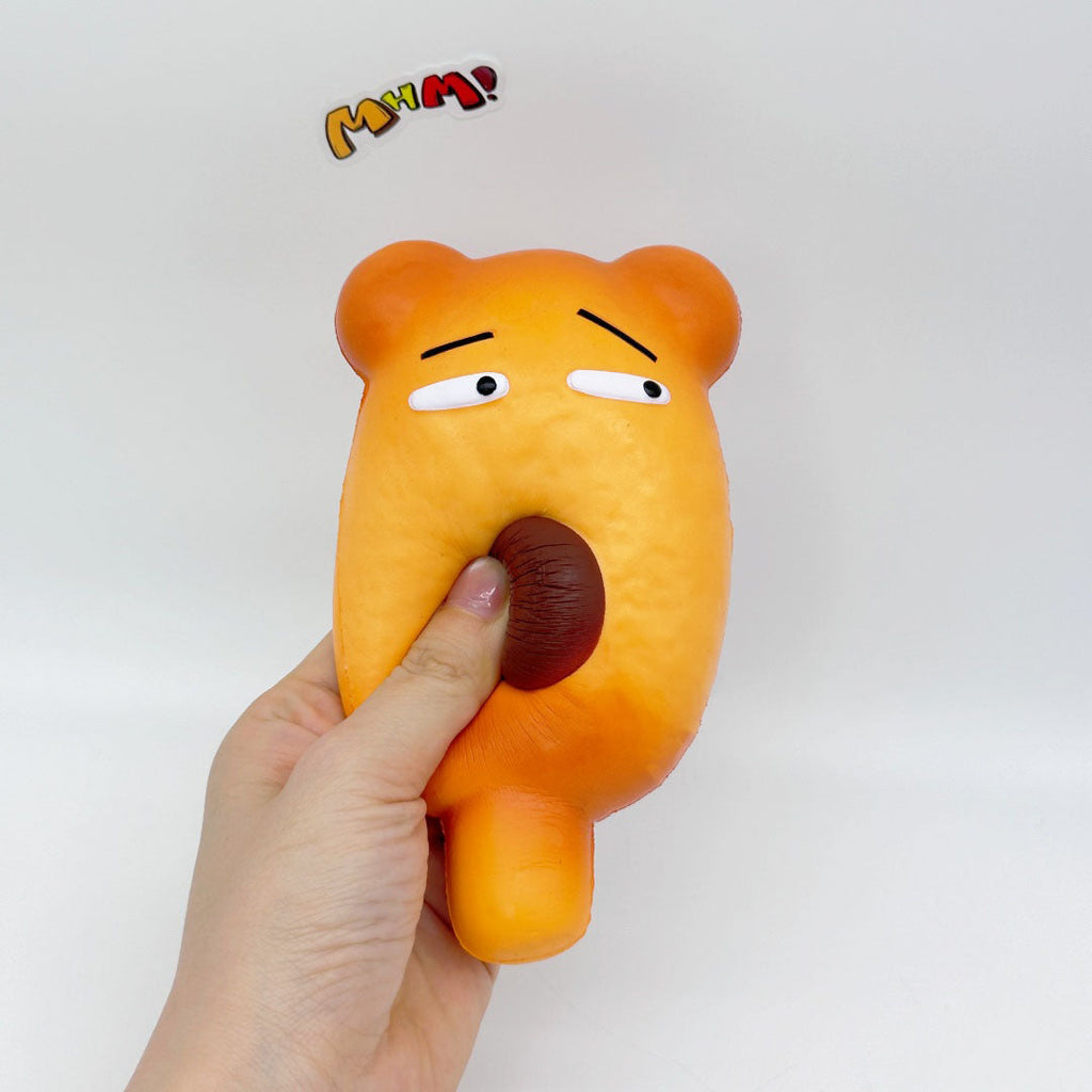 Slow Rise Cute Lazy Dog Hot Dog – Squeeze Away Stress