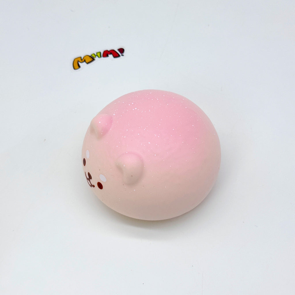Pink Shiba Inu Steamed Bun Squishy Toy