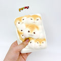3D Hamster Toast Slow Rise Squishy