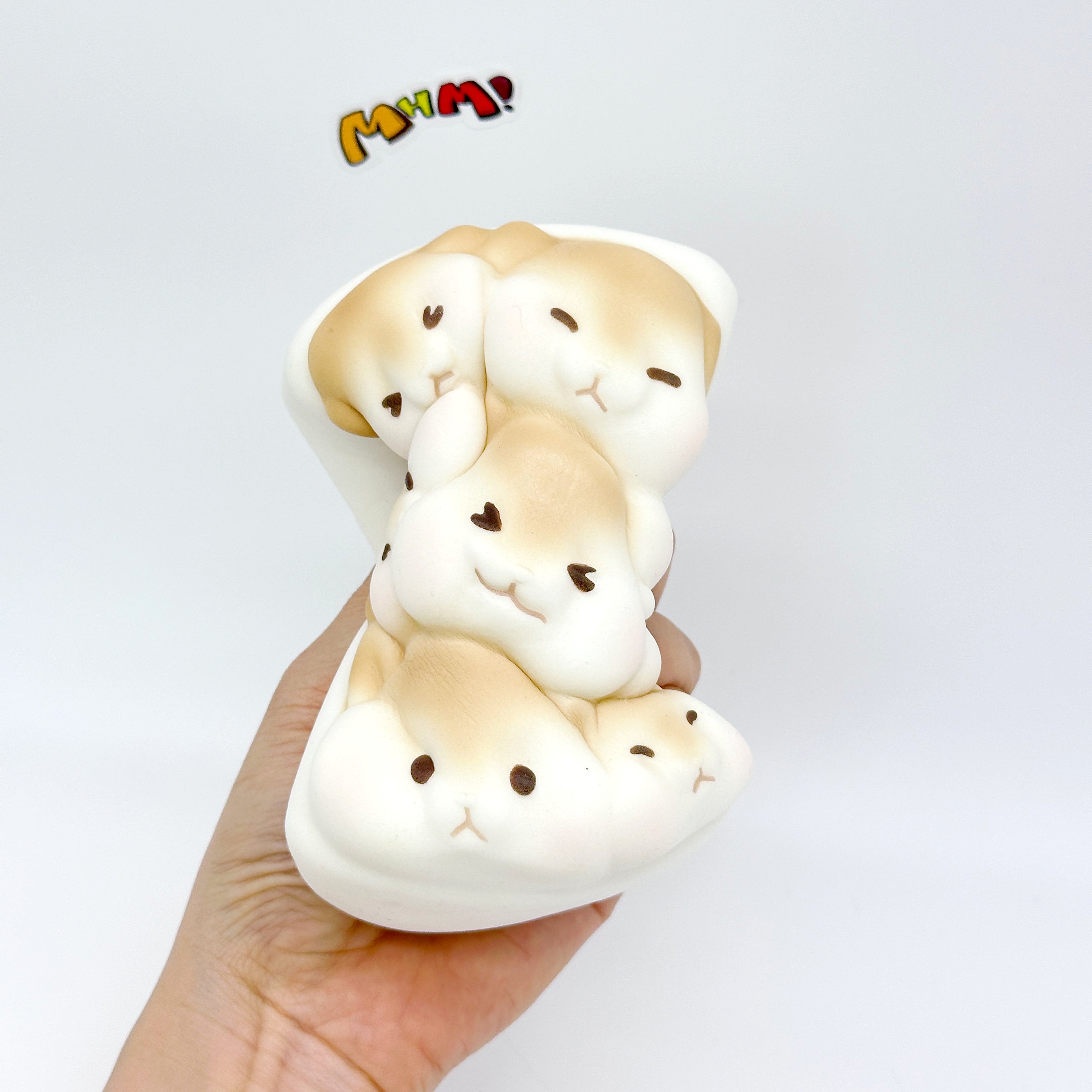 3D Hamster Toast Slow Rise Squishy