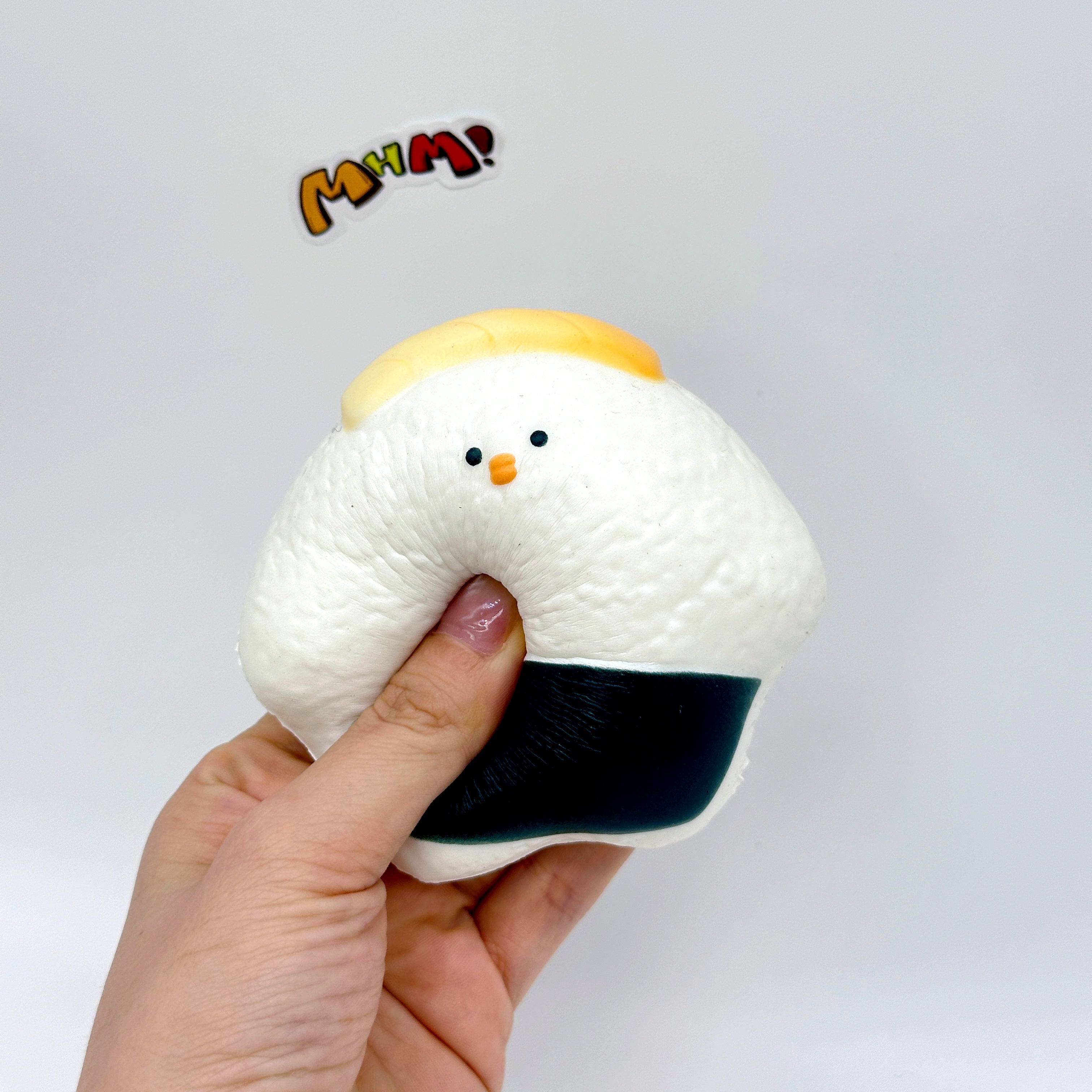 Slow recovery fish roe, salmon and chicken sushi Squishy