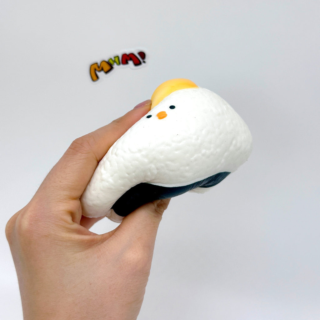 Slow recovery fish roe, salmon and chicken sushi Squishy