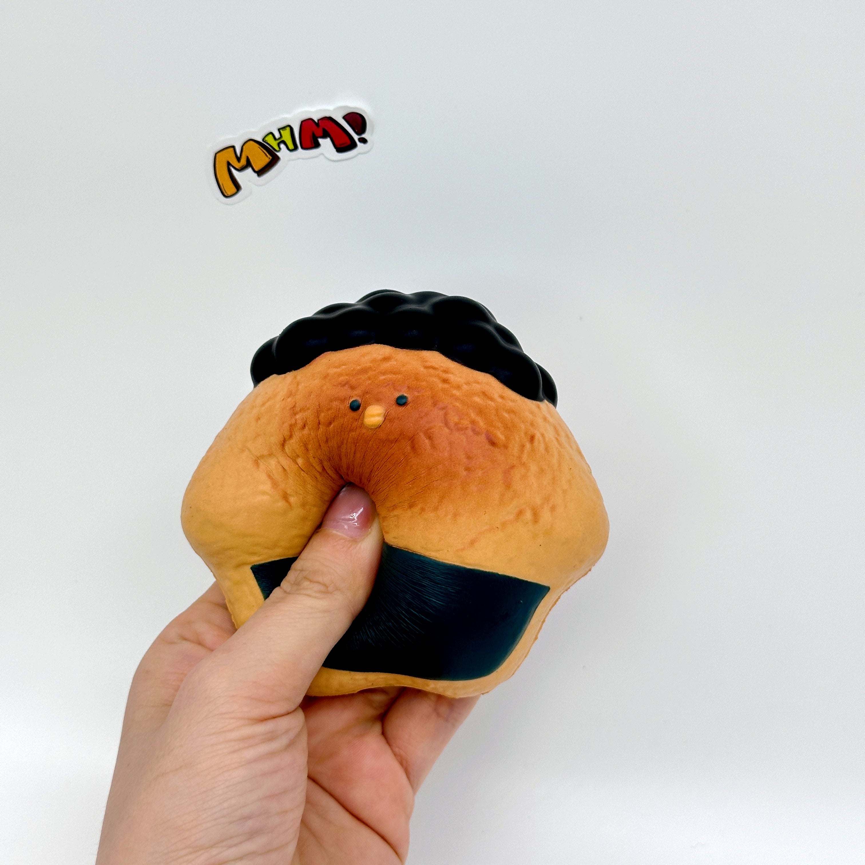 Slow recovery fish roe, salmon and chicken sushi Squishy