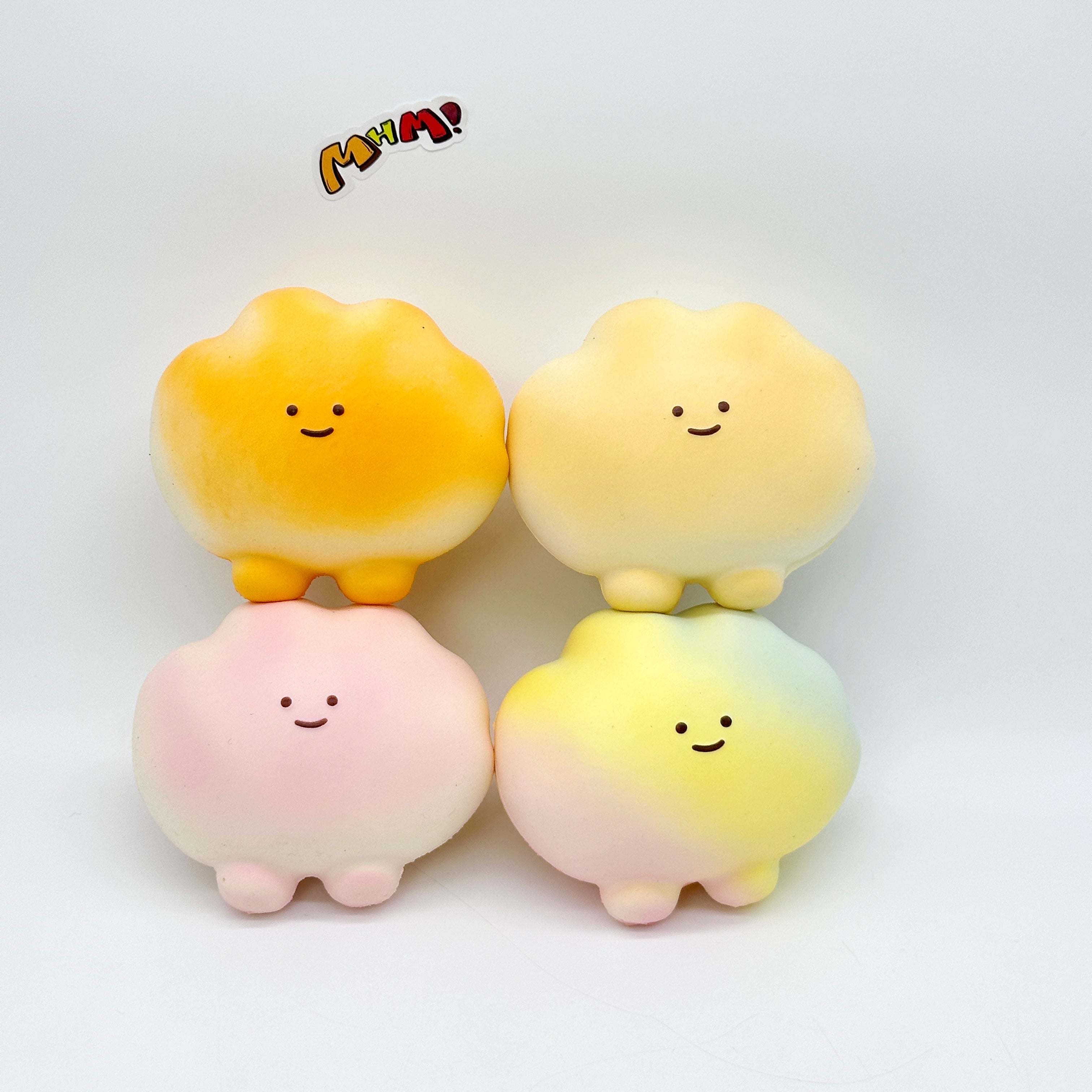 Slow Rise Rainbow Cloud Bread Squishy