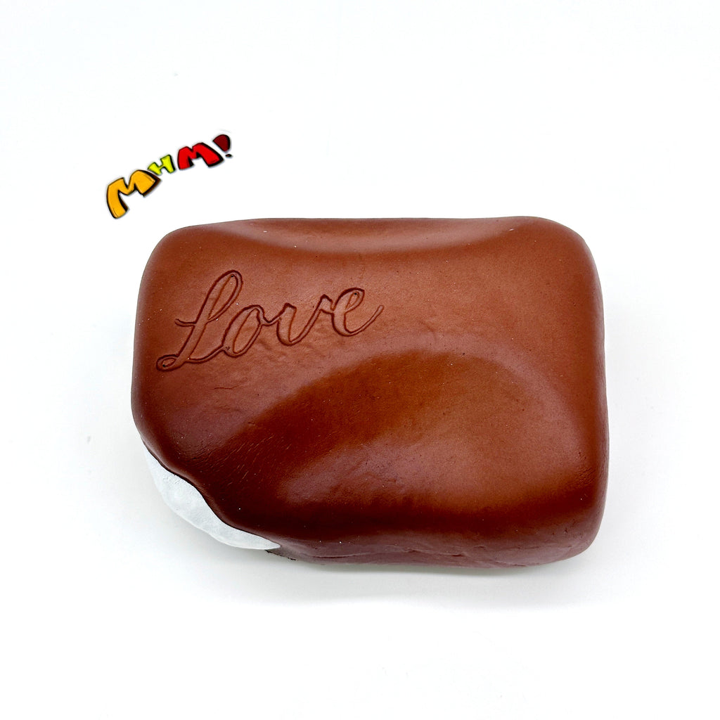 Romantic Love Stamp Chocolate Bar – Fluffy Slow Rise Squeeze Toy