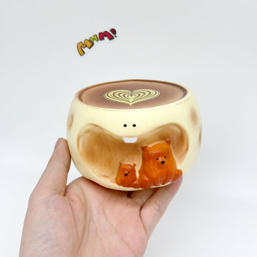Adorable Animal Coffee Cup Squeeze Toy