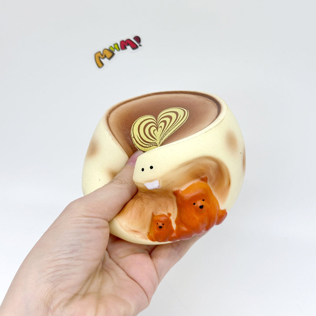 Adorable Animal Coffee Cup Squeeze Toy