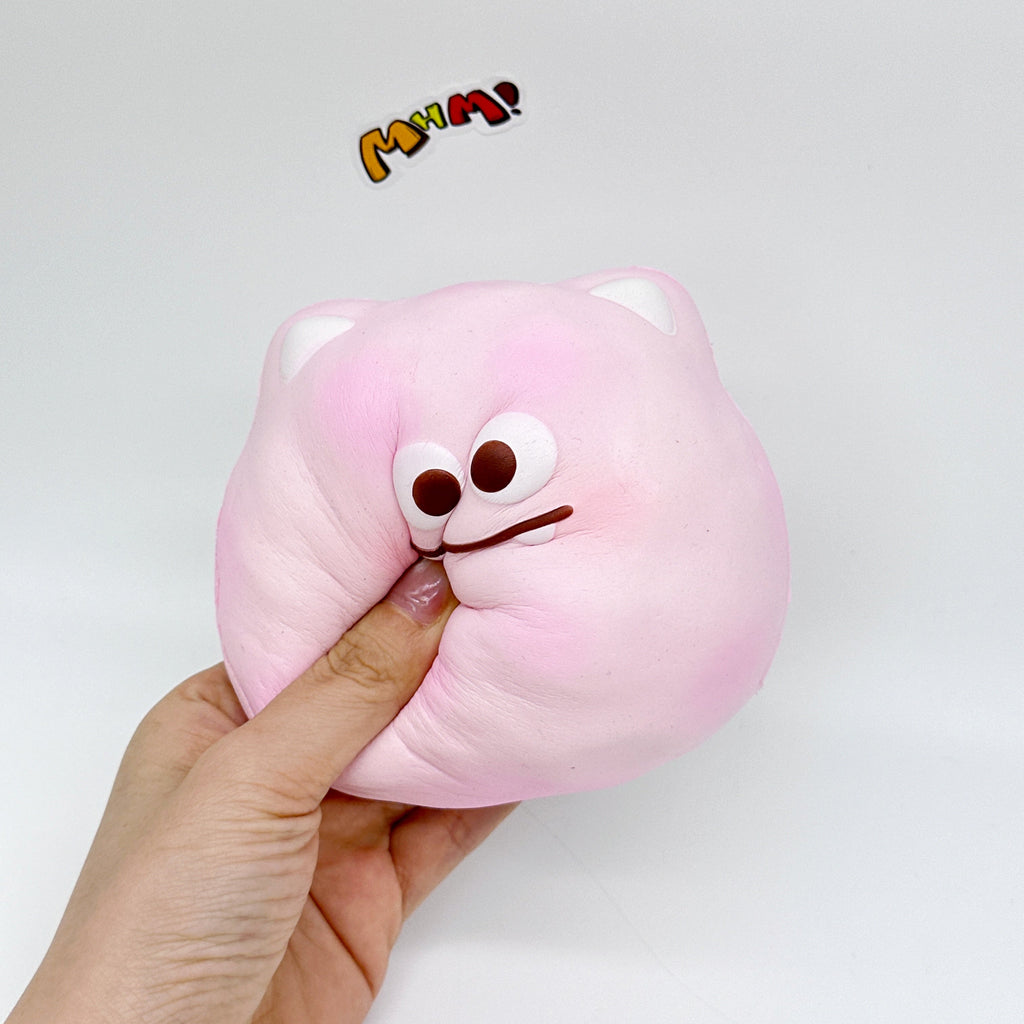 Cute little monster cotton candy, stress-relieving toy squishy