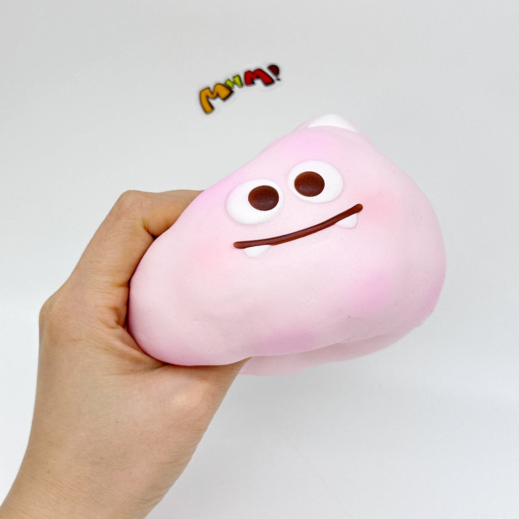 Cute little monster cotton candy, stress-relieving toy squishy