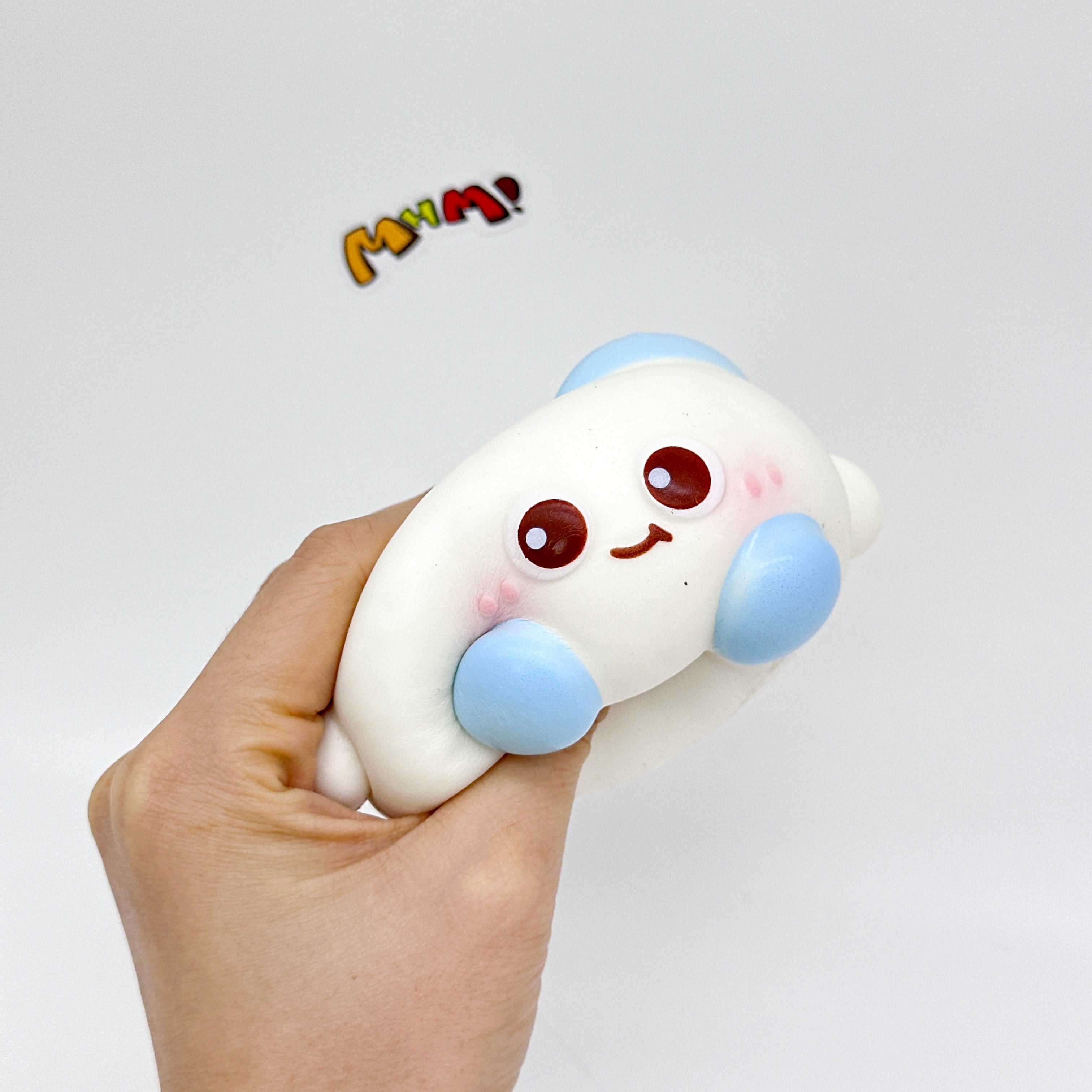 ☁️ Blue Beret Dazed Ball Squishy Slow-Rise