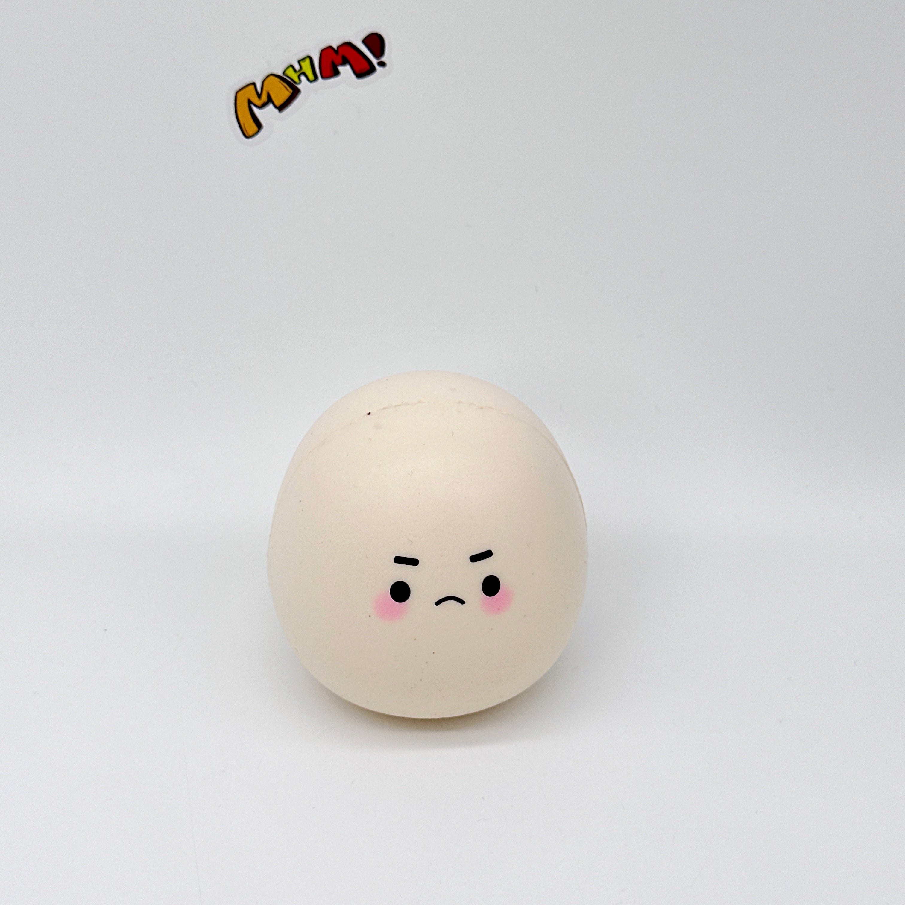 Boiled eggs and raw eggs, gently squish and have fun!