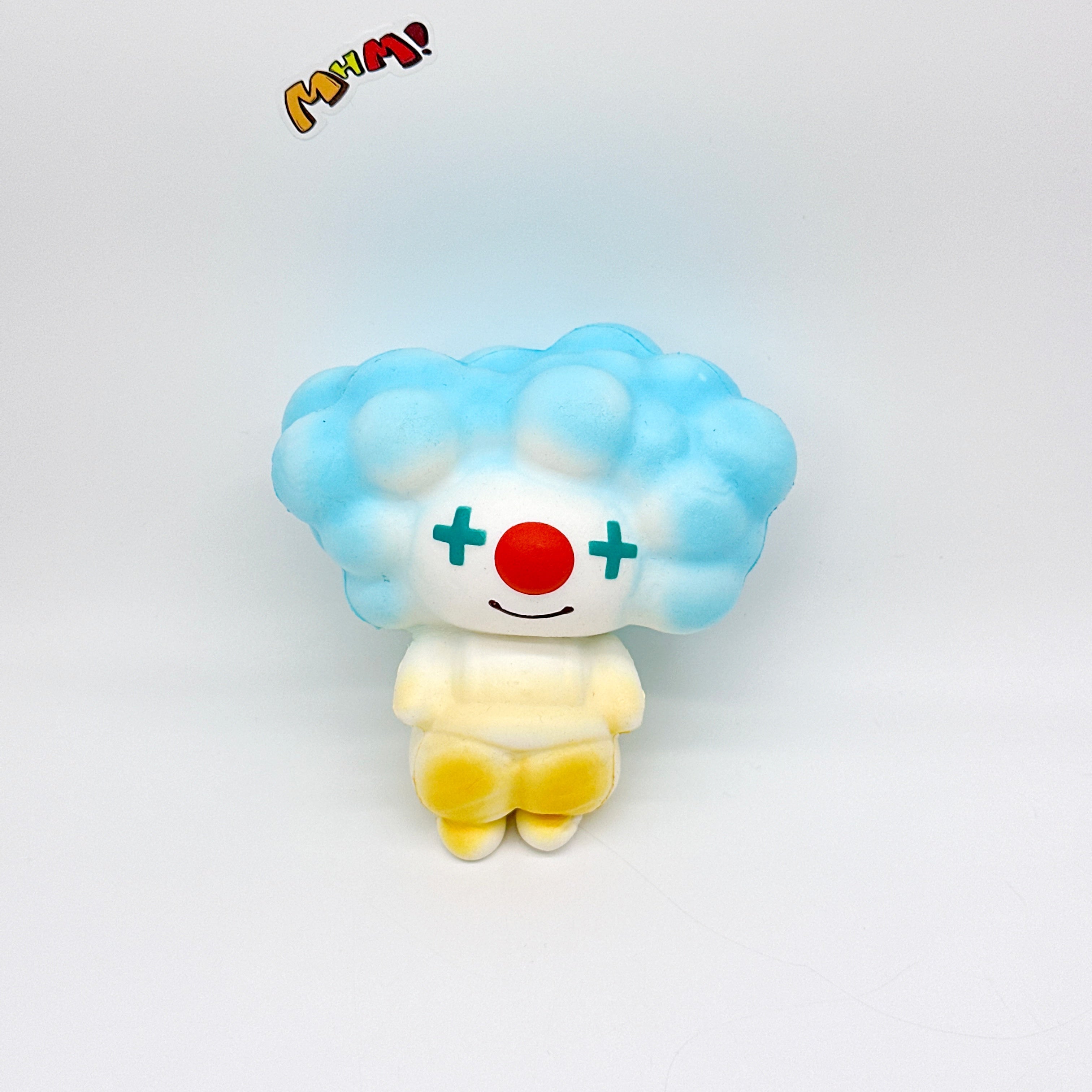 🤡 4 Colors Clown Squishy - Orange/Yellow/Green/Blue Cute Circus Slow Rising Stress Relief Toy