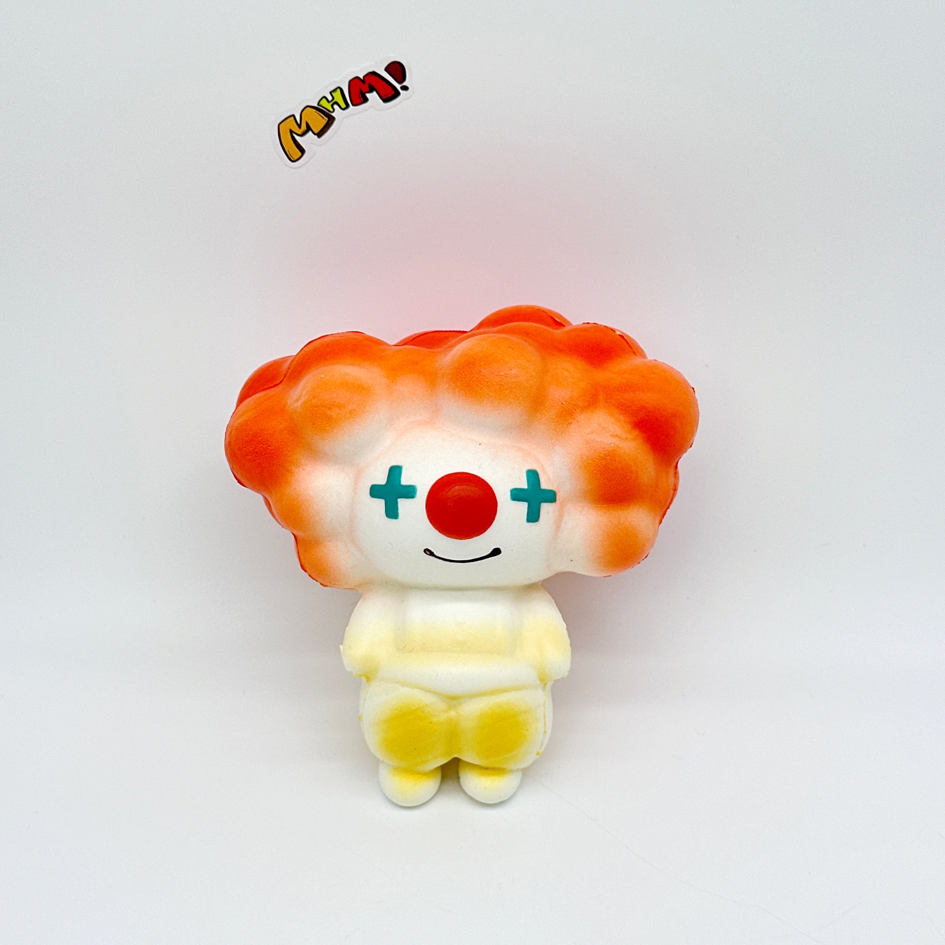 🤡 4 Colors Clown Squishy - Orange/Yellow/Green/Blue Cute Circus Slow Rising Stress Relief Toy