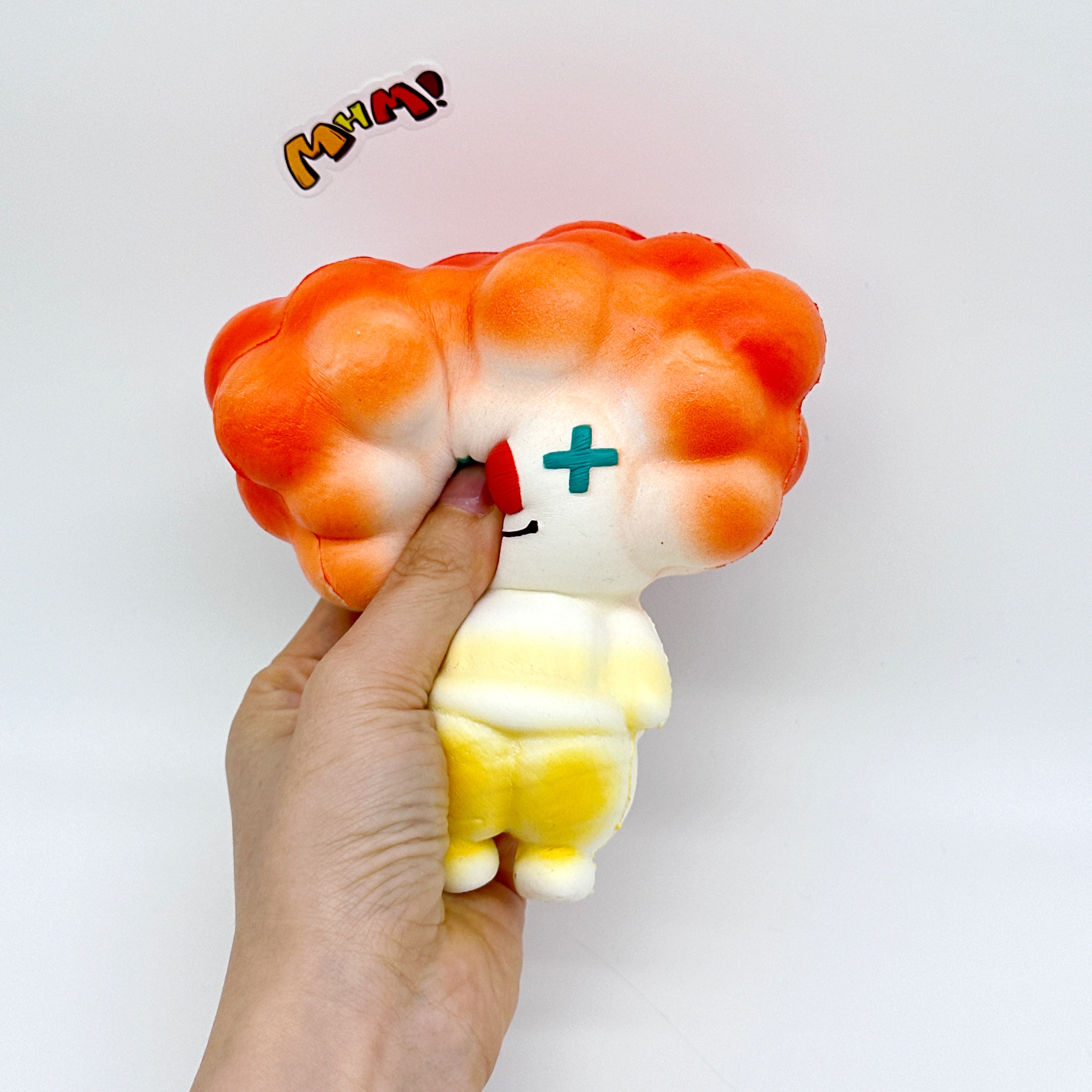 🤡 4 Colors Clown Squishy - Orange/Yellow/Green/Blue Cute Circus Slow Rising Stress Relief Toy