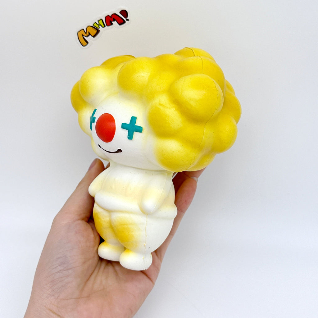 🤡 4 Colors Clown Squishy - Orange/Yellow/Green/Blue Cute Circus Slow Rising Stress Relief Toy