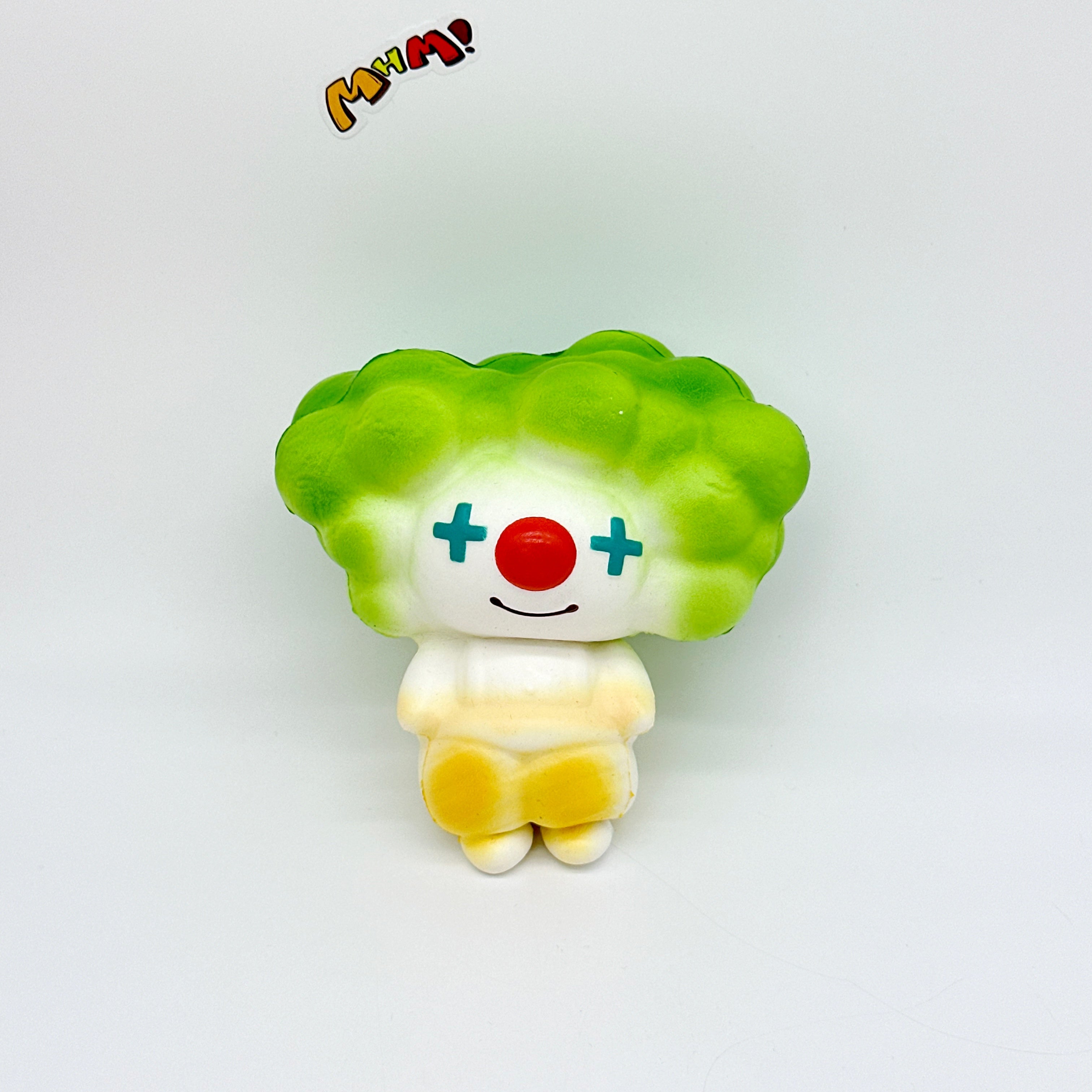🤡 4 Colors Clown Squishy - Orange/Yellow/Green/Blue Cute Circus Slow Rising Stress Relief Toy
