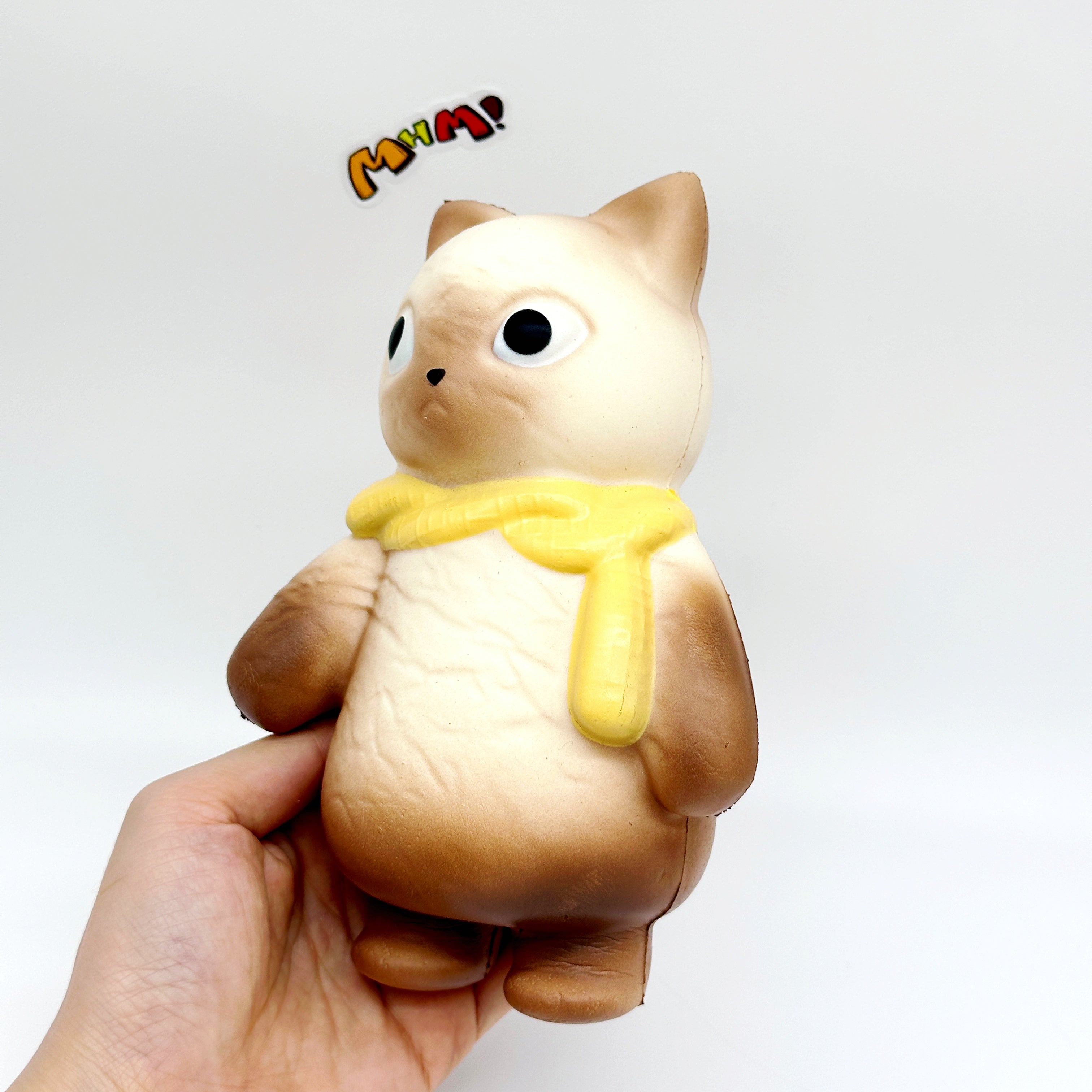 🐱🧣 Scarf Kitty Squishy - 4 Cute Cat Styles with Colorful Scarves Slow Rising Stress Relief Toy