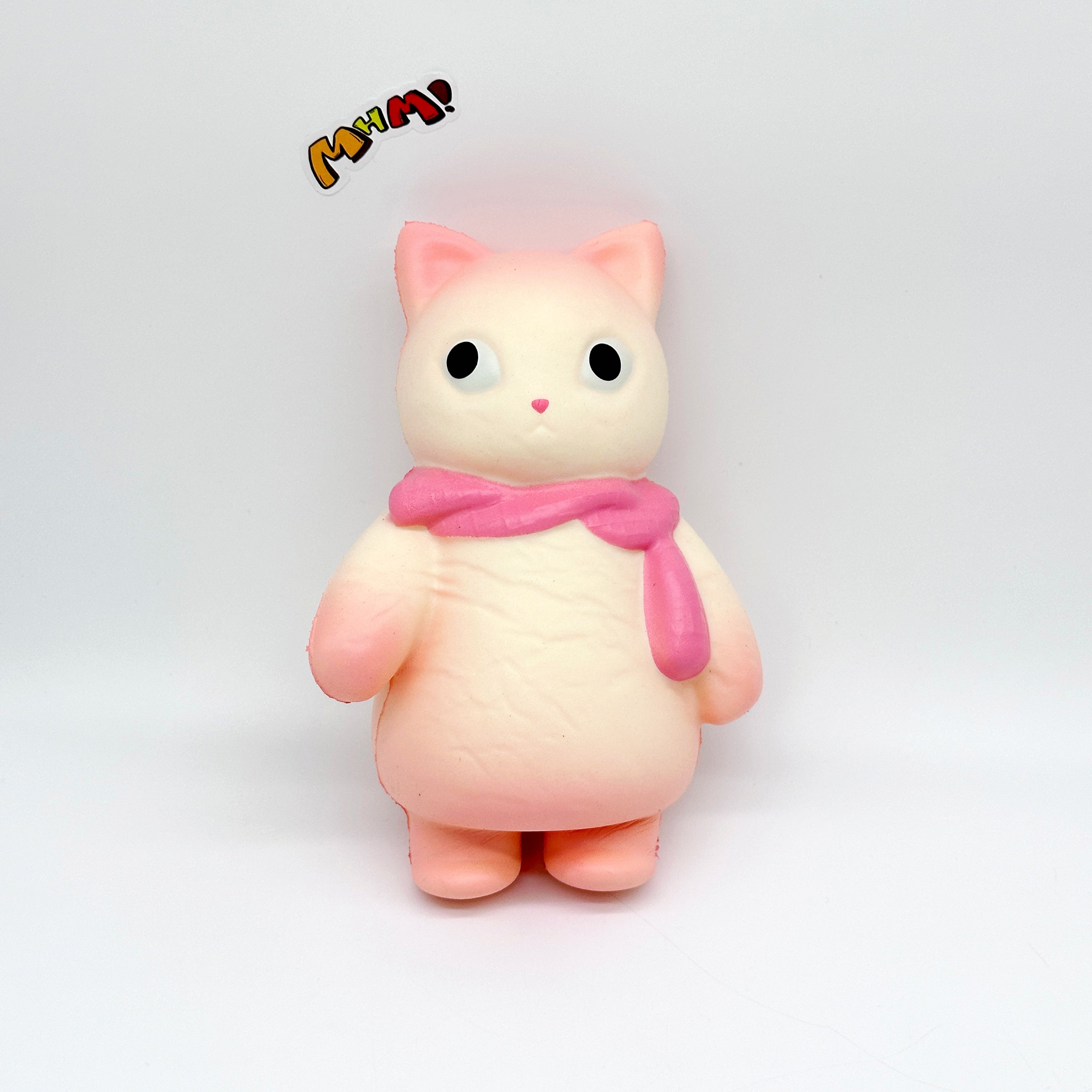 🐱🧣 Scarf Kitty Squishy - 4 Cute Cat Styles with Colorful Scarves Slow Rising Stress Relief Toy