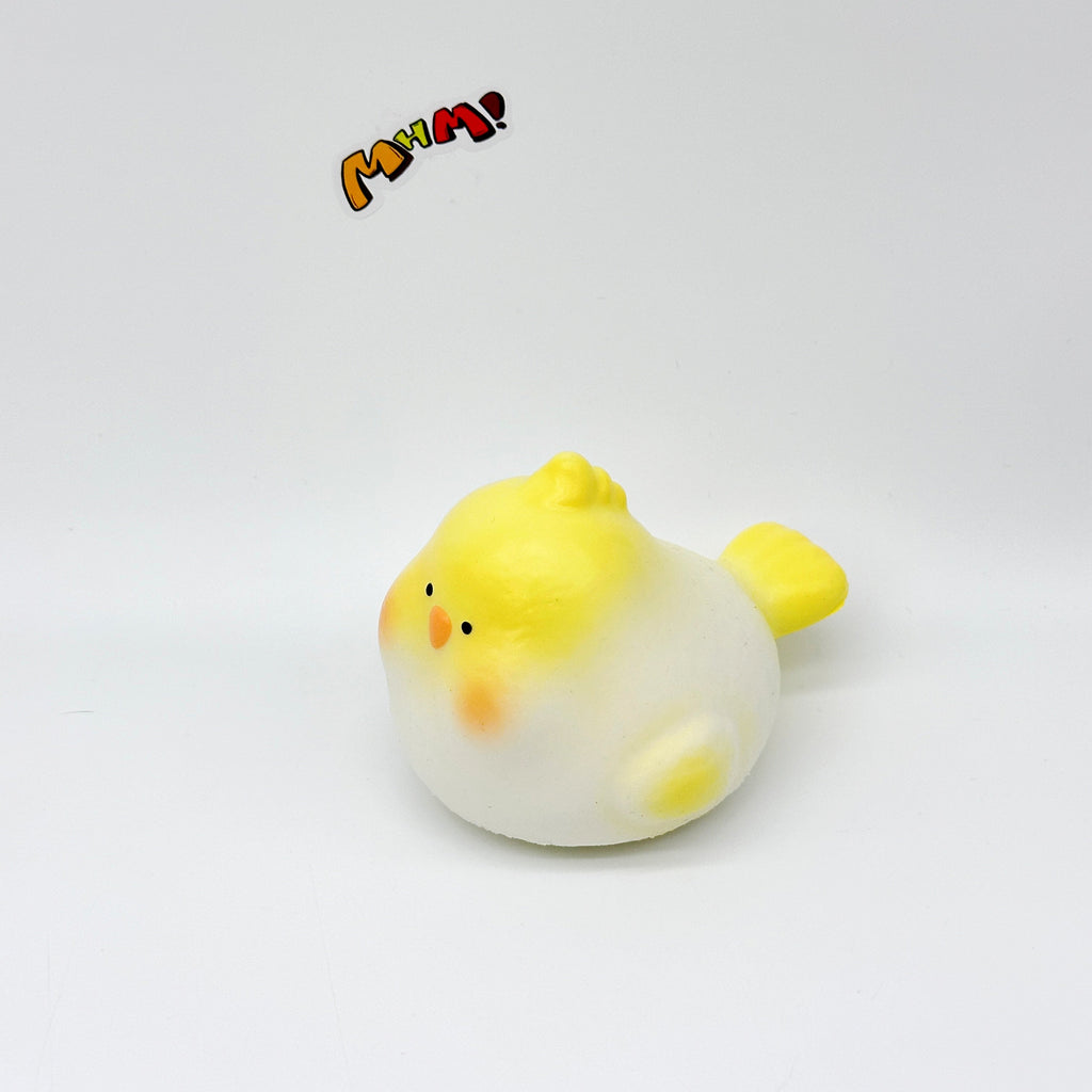 🐦 Cockatiel Squishy - Blue & Yellow Cute Parrot Slow Rising Stress Relief Toy