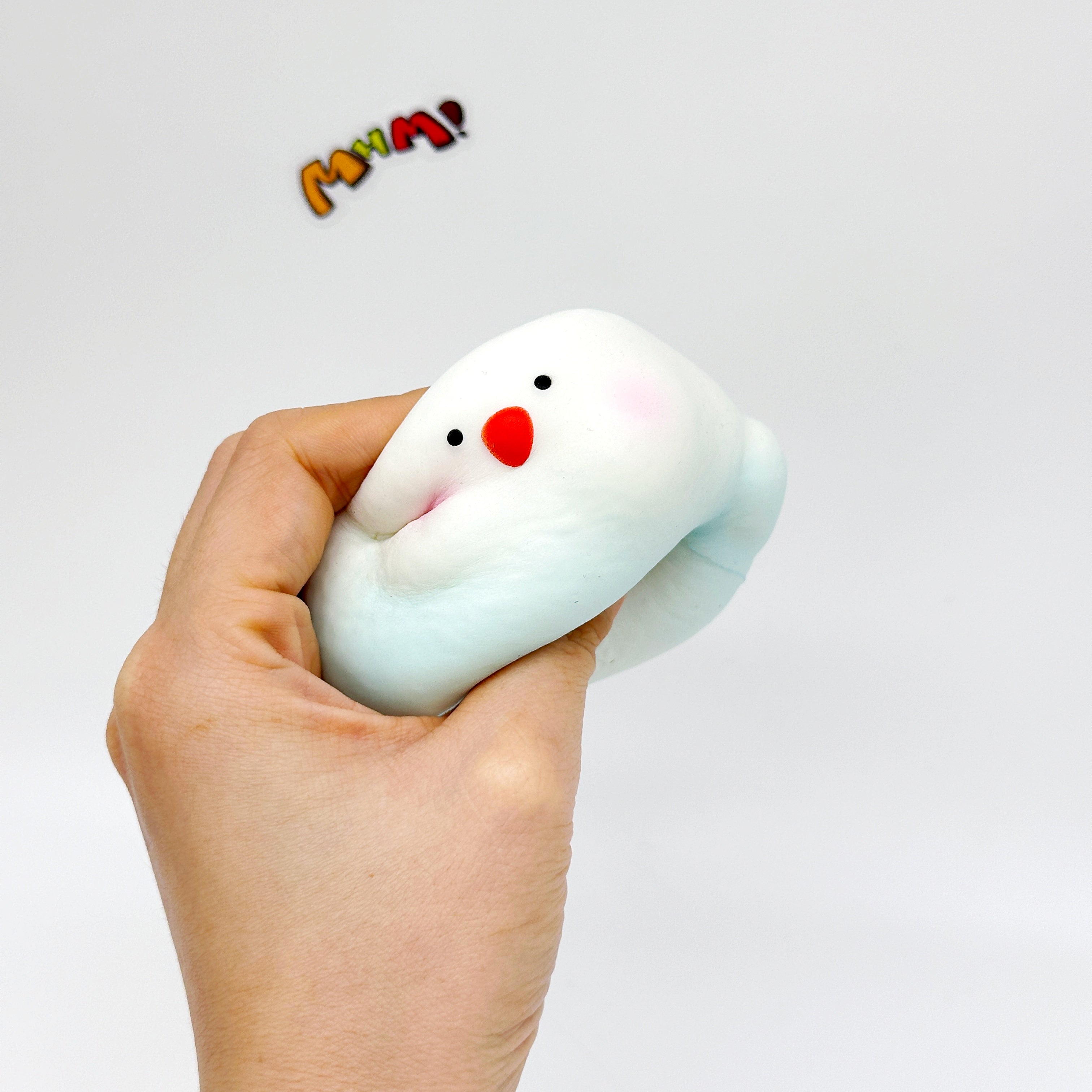 🐦 Cockatiel Squishy - Blue & Yellow Cute Parrot Slow Rising Stress Relief Toy