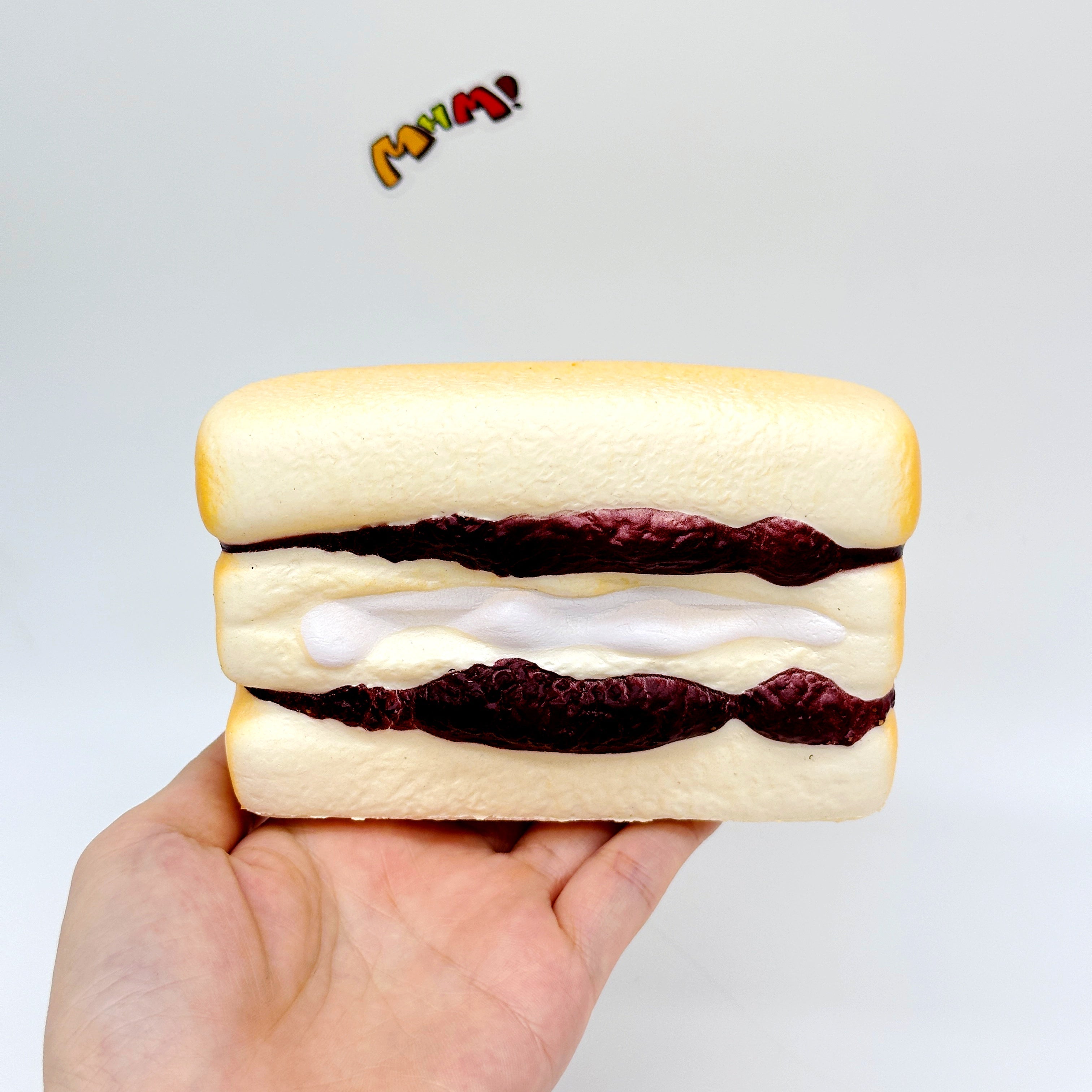 🍞 Purple Rice Bread Squishy | Cute Asian Snack Slow Rising Stress Relief Toy 🧈