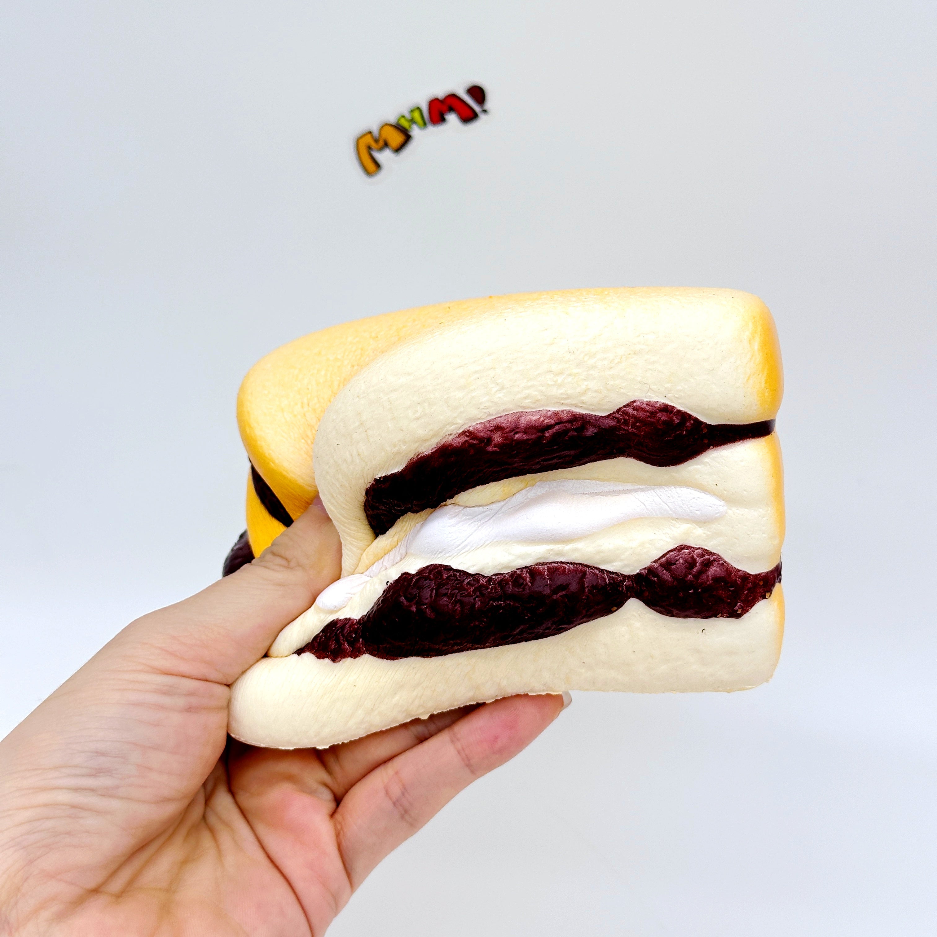 🍞 Purple Rice Bread Squishy | Cute Asian Snack Slow Rising Stress Relief Toy 🧈