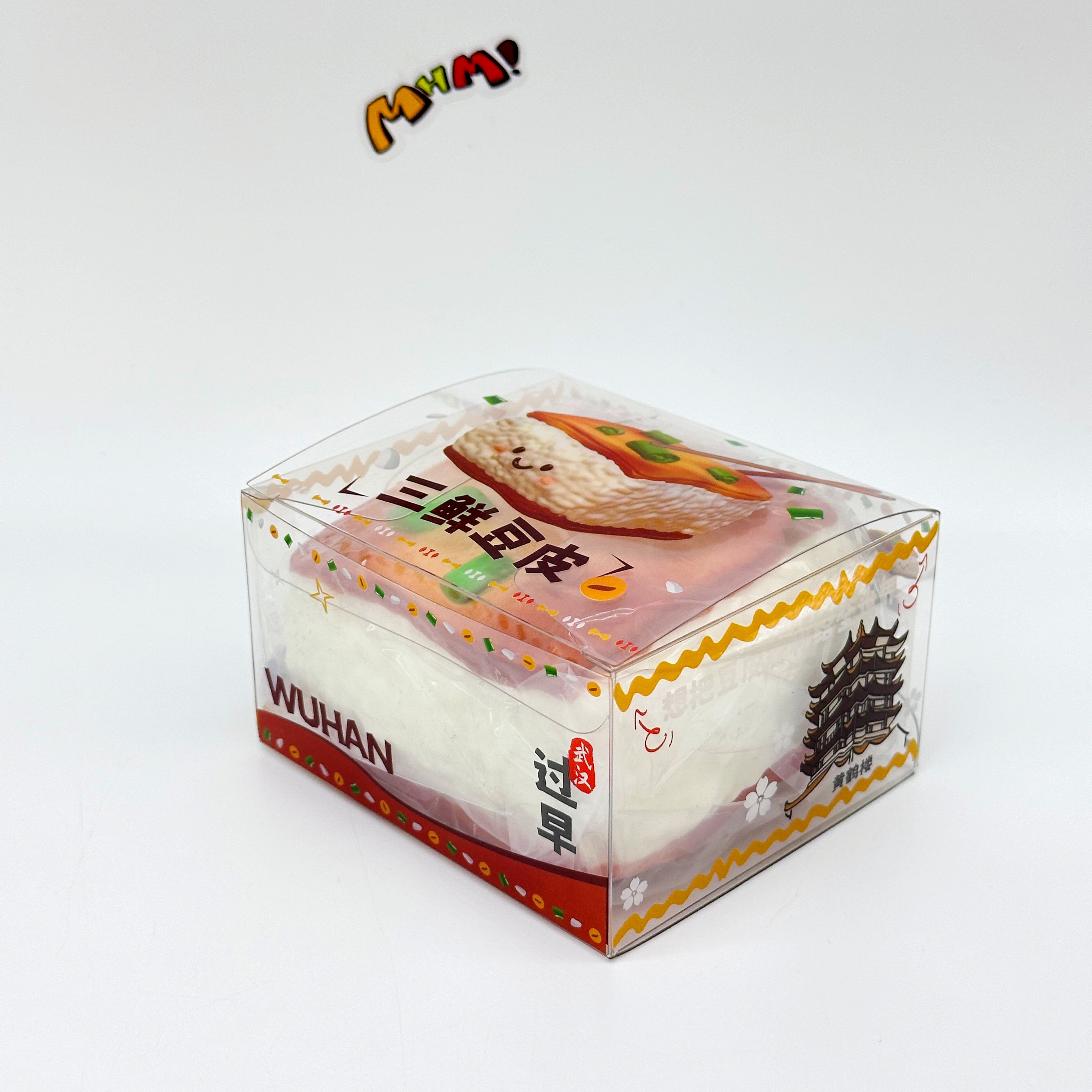 🥞 Sanxian Doupi Squishy | Cute Chinese Snack Slow Rising Stress Relief Toy 🍚