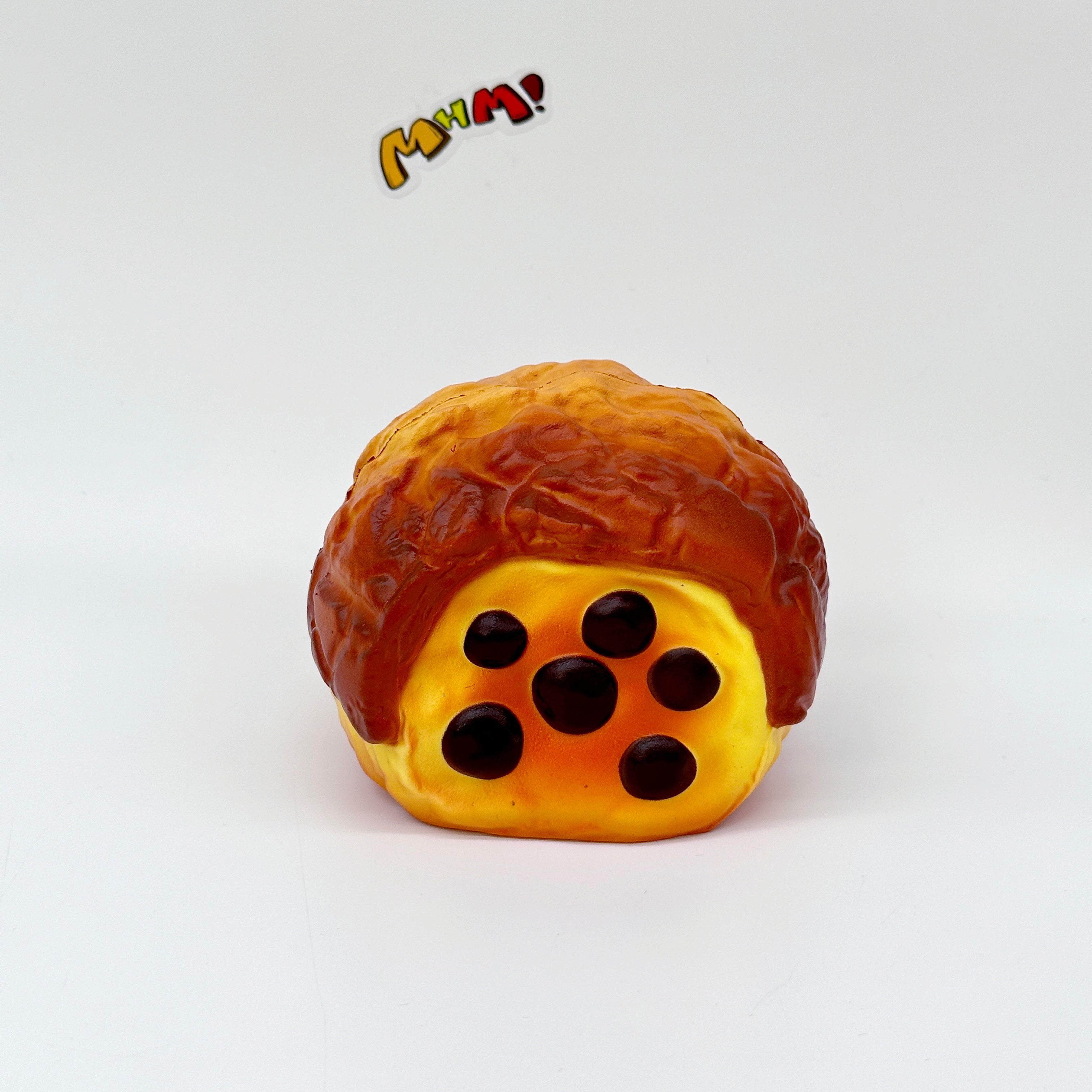 Brown Sugar Pearl Puff Squishy - Soft Cream Bun Slow Rising Squeeze Toy | Cute Dessert Prop 🍰