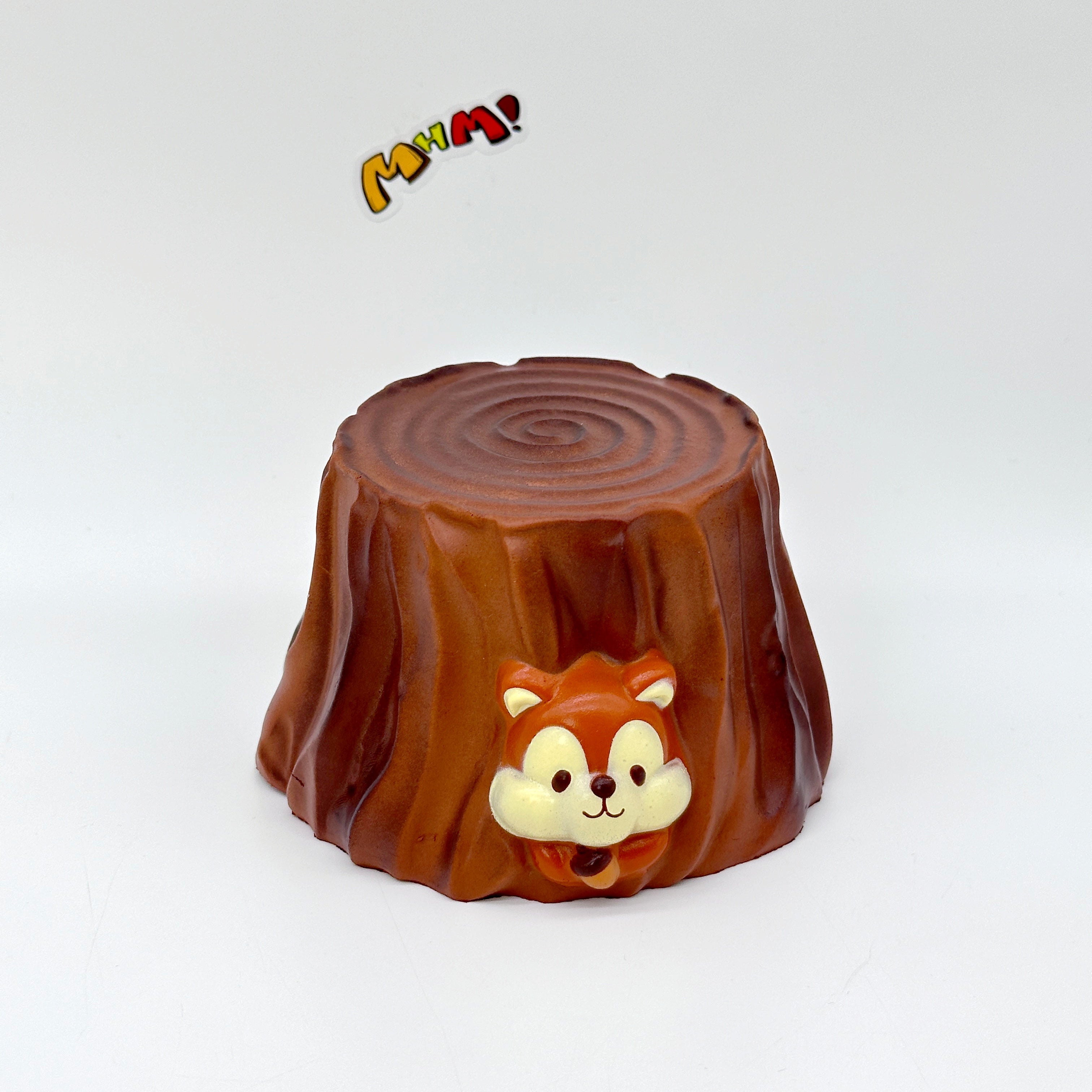 🌰 Squirrel Tree Stump Squishy 🐿️ | Cute Animal Themed Slow Rising Stress Relief Toy