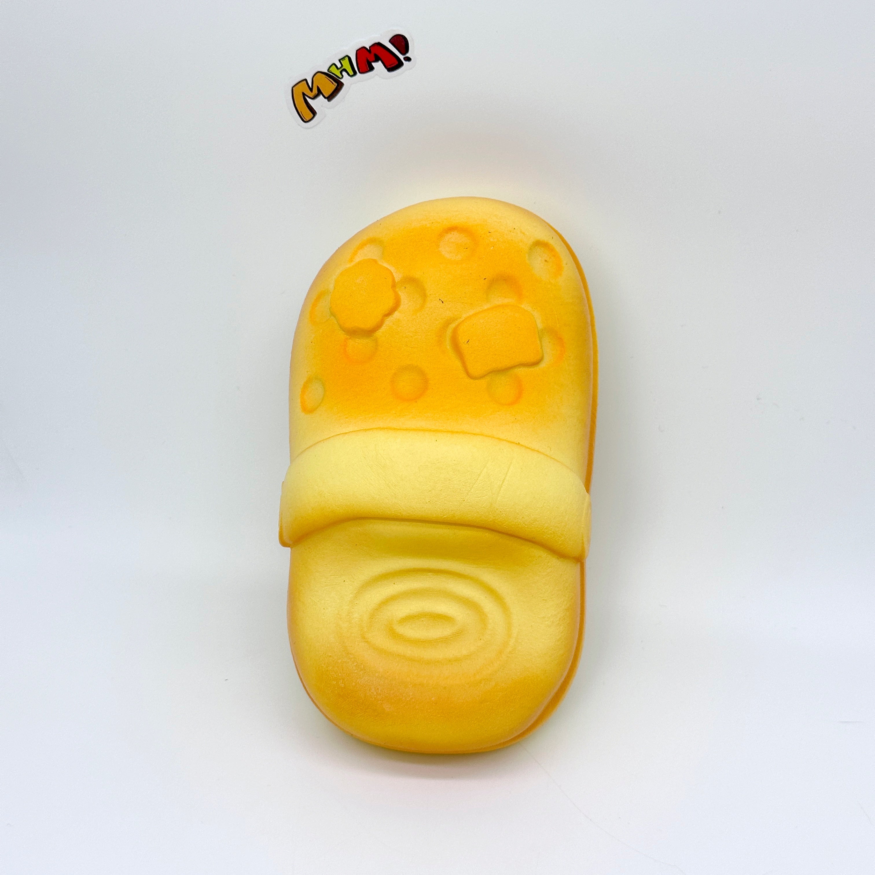 🍞 Bread Crocs Slipper Squishy 🥿 | Cute Food-Shaped Slow Rising Stress Relief Toy