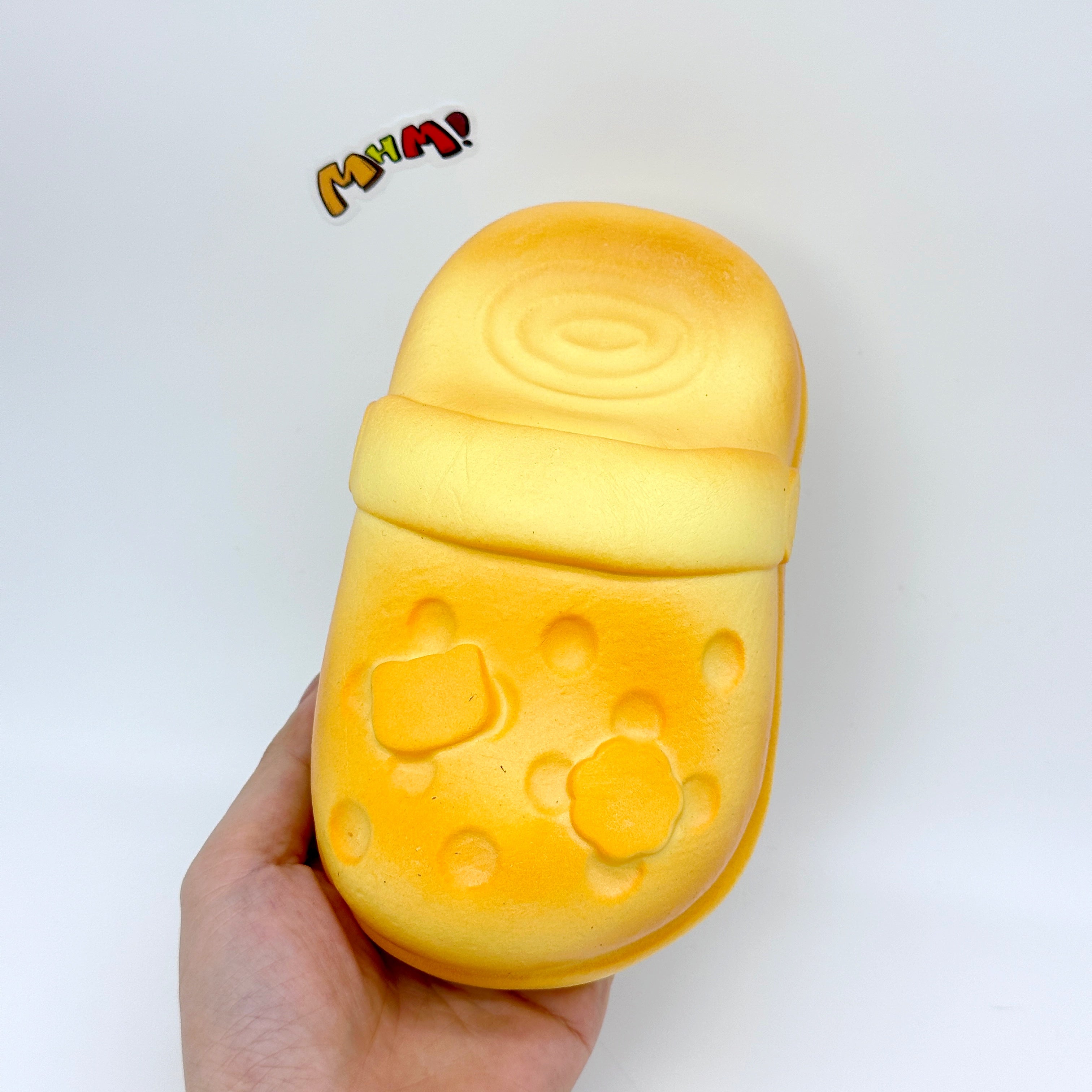 🍞 Bread Crocs Slipper Squishy 🥿 | Cute Food-Shaped Slow Rising Stress Relief Toy