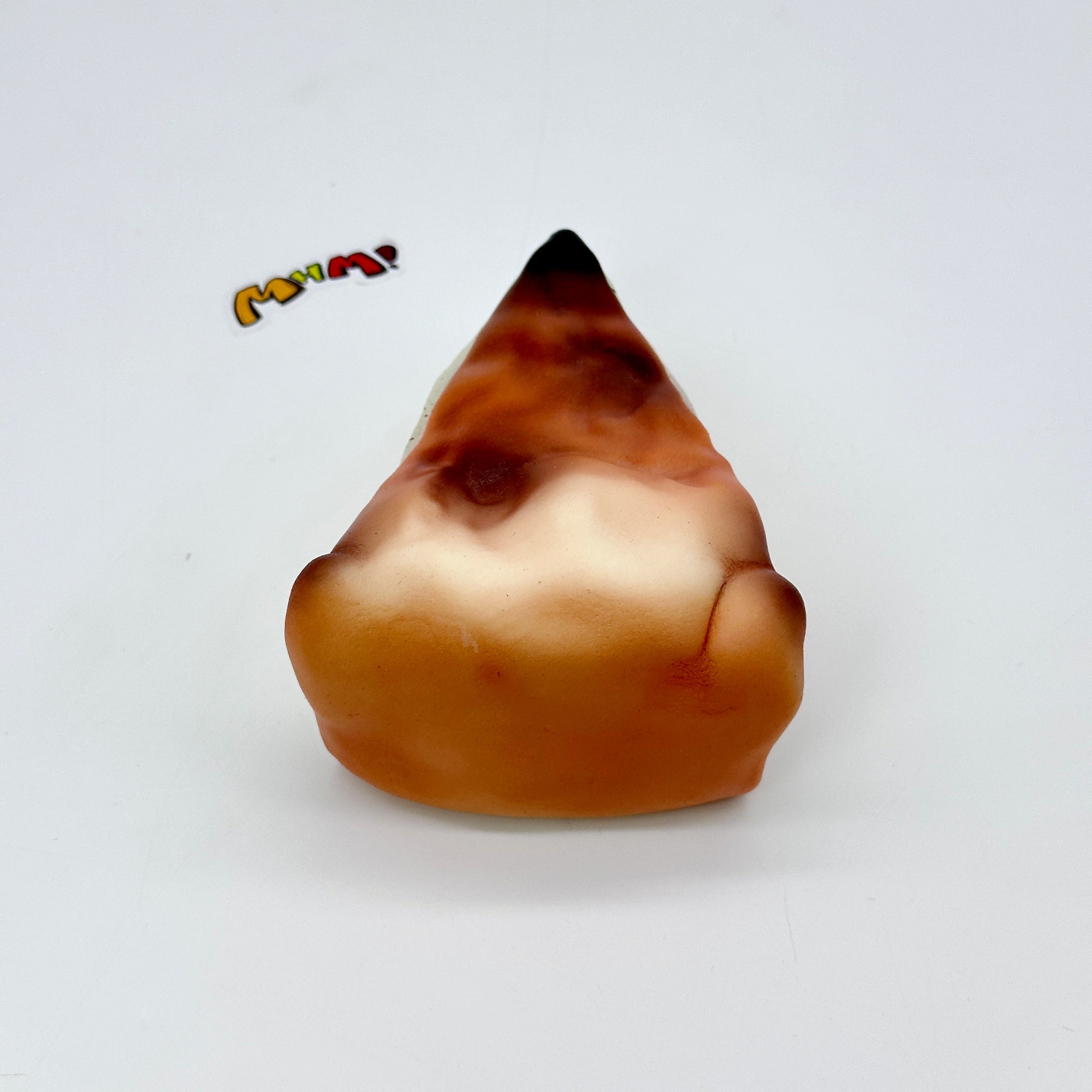🍰 Triangular Basque Cheesecake Squishy 🧁 | Slow Rising Food Stress Relief Toy, Cute Dessert Squeeze Toy